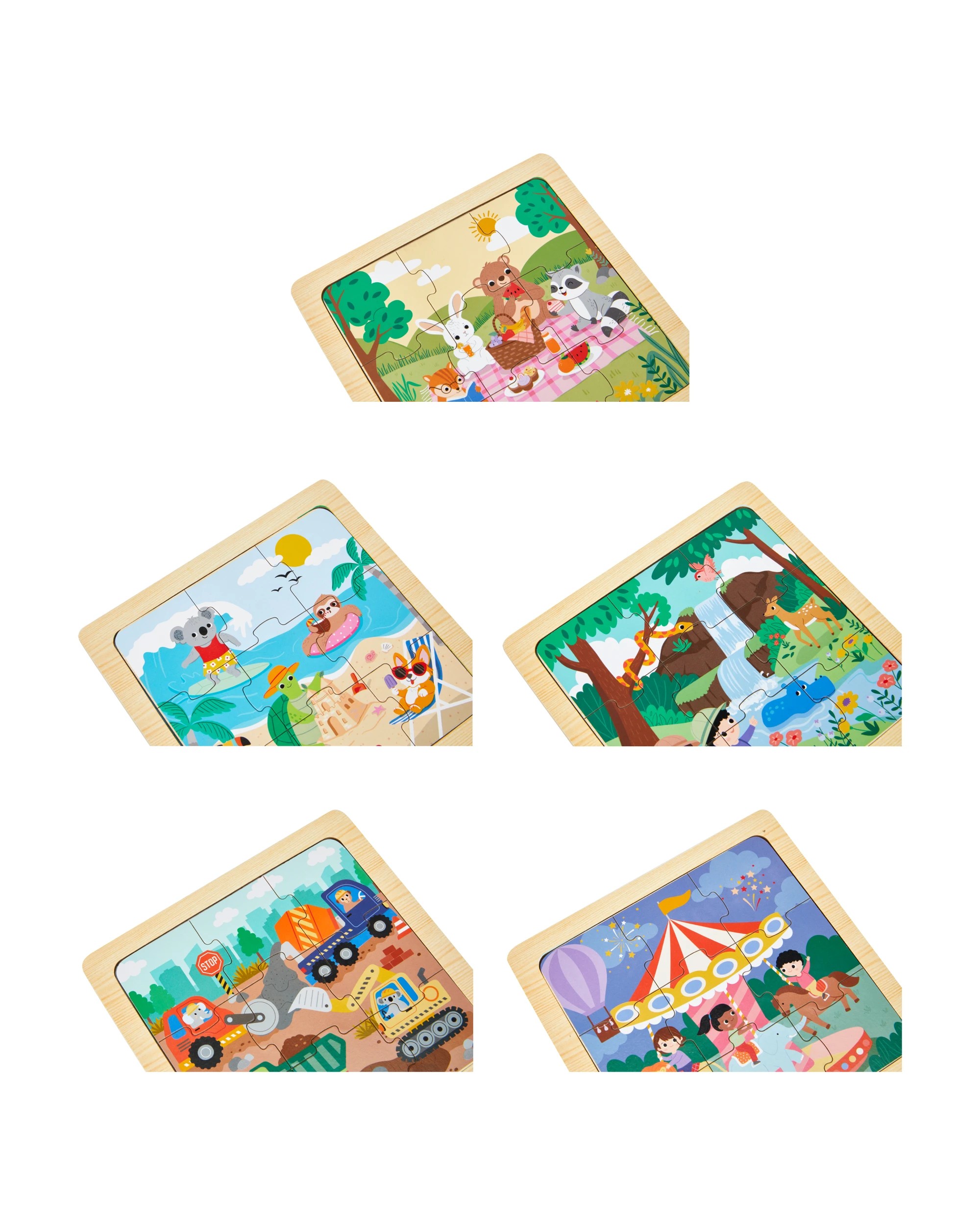 5 9 Piece Wooden Puzzle - Assorted, 5 of 5