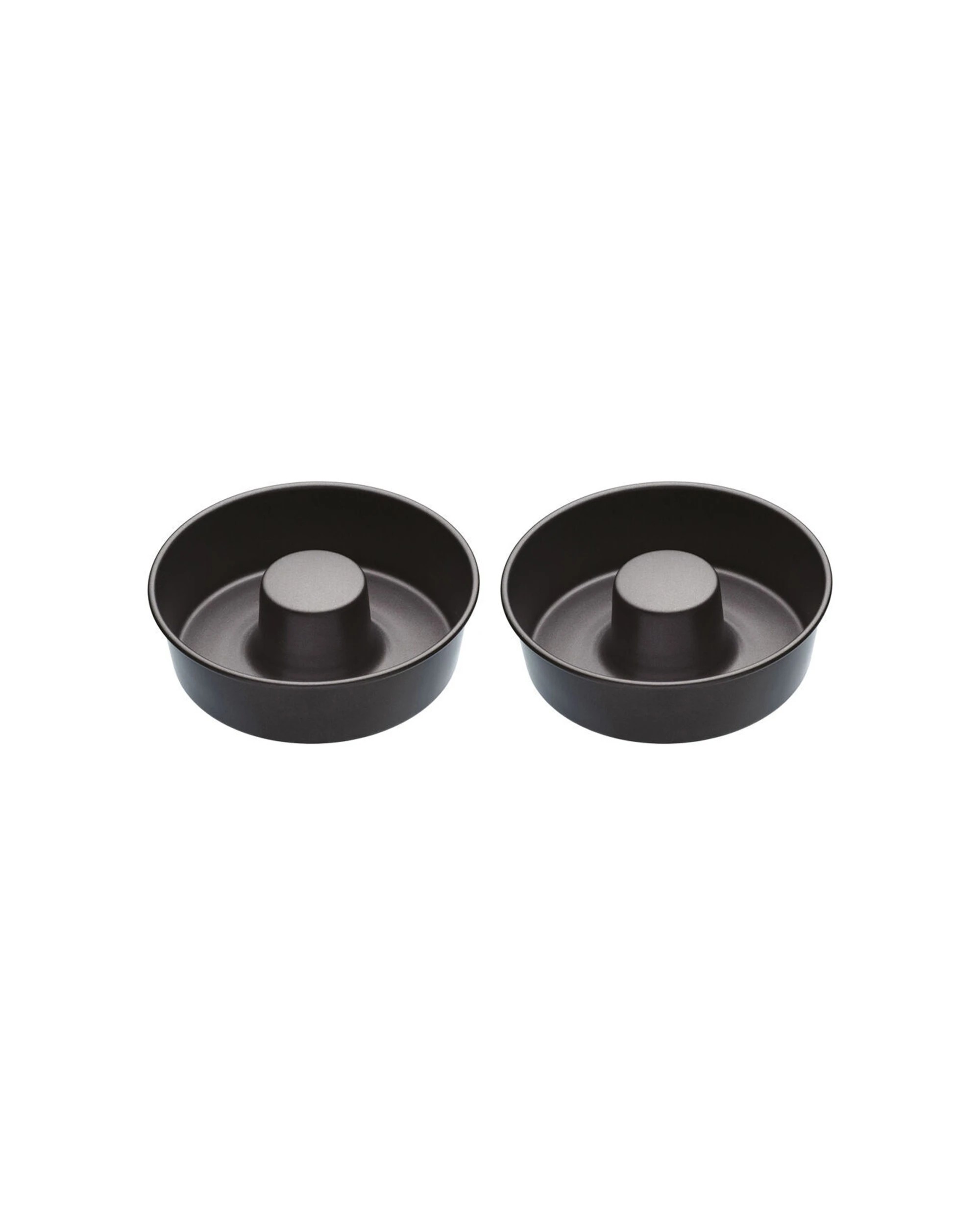 1 Mastercraft 20cm Heavy Base Non-Stick Savarin Cake Mould 2PK - Black, 1 of 6