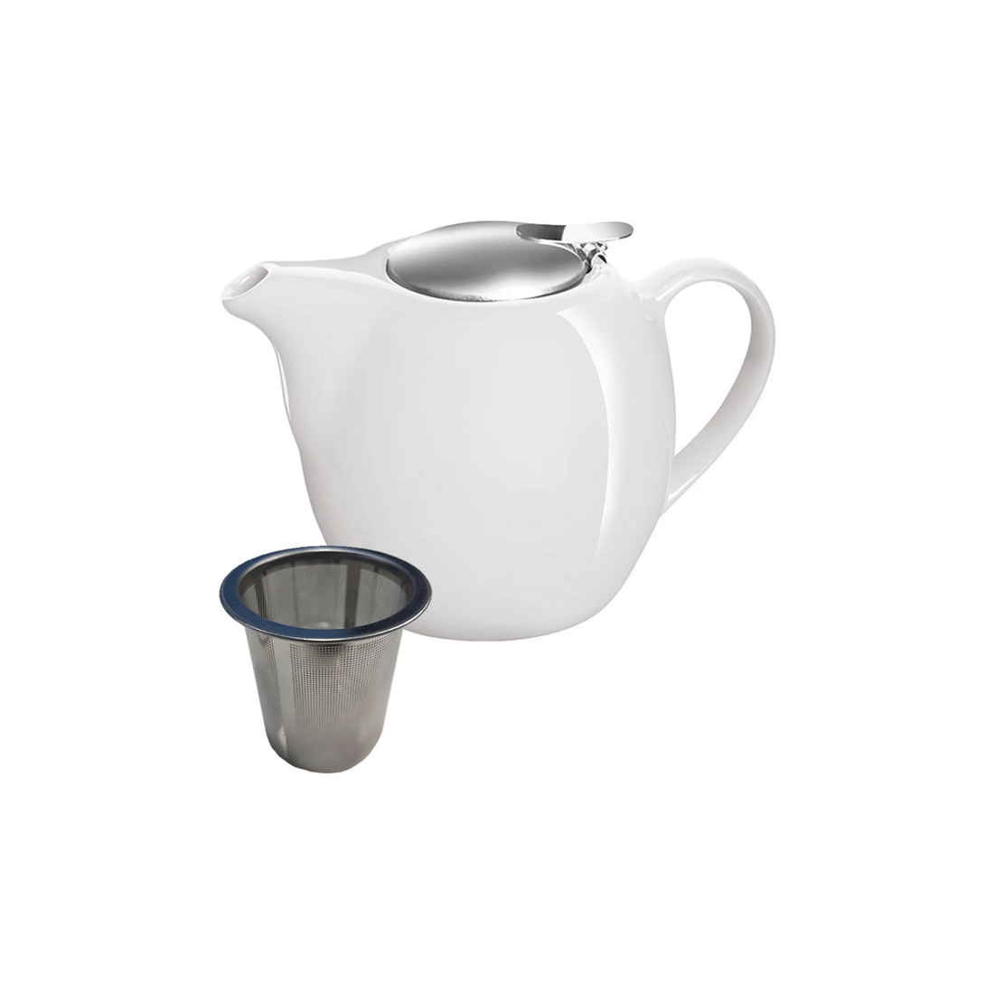 2 Avanti Camelia Teapot Ceramic Stainless Steel Infuser Dishwasher Safe 750ml
 - White, 2 of 3