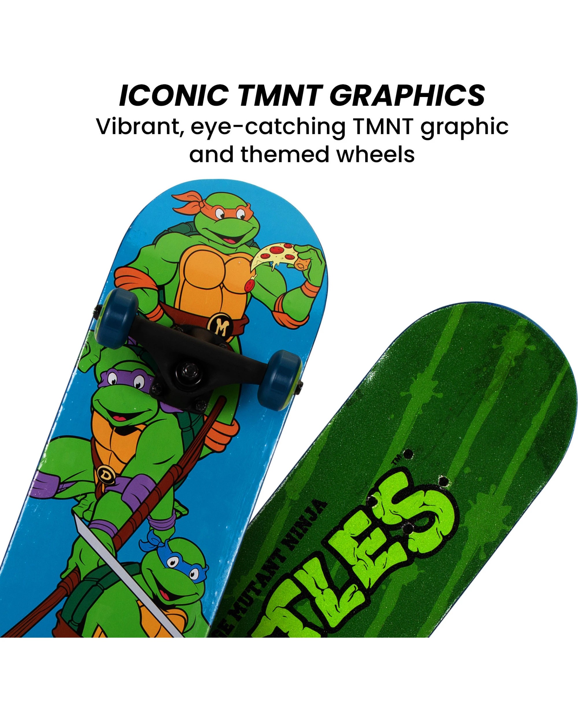 7 Teenage Mutant Ninja Turtles 28-inch Turtle Time Popsicle Skateboard, 7 of 10