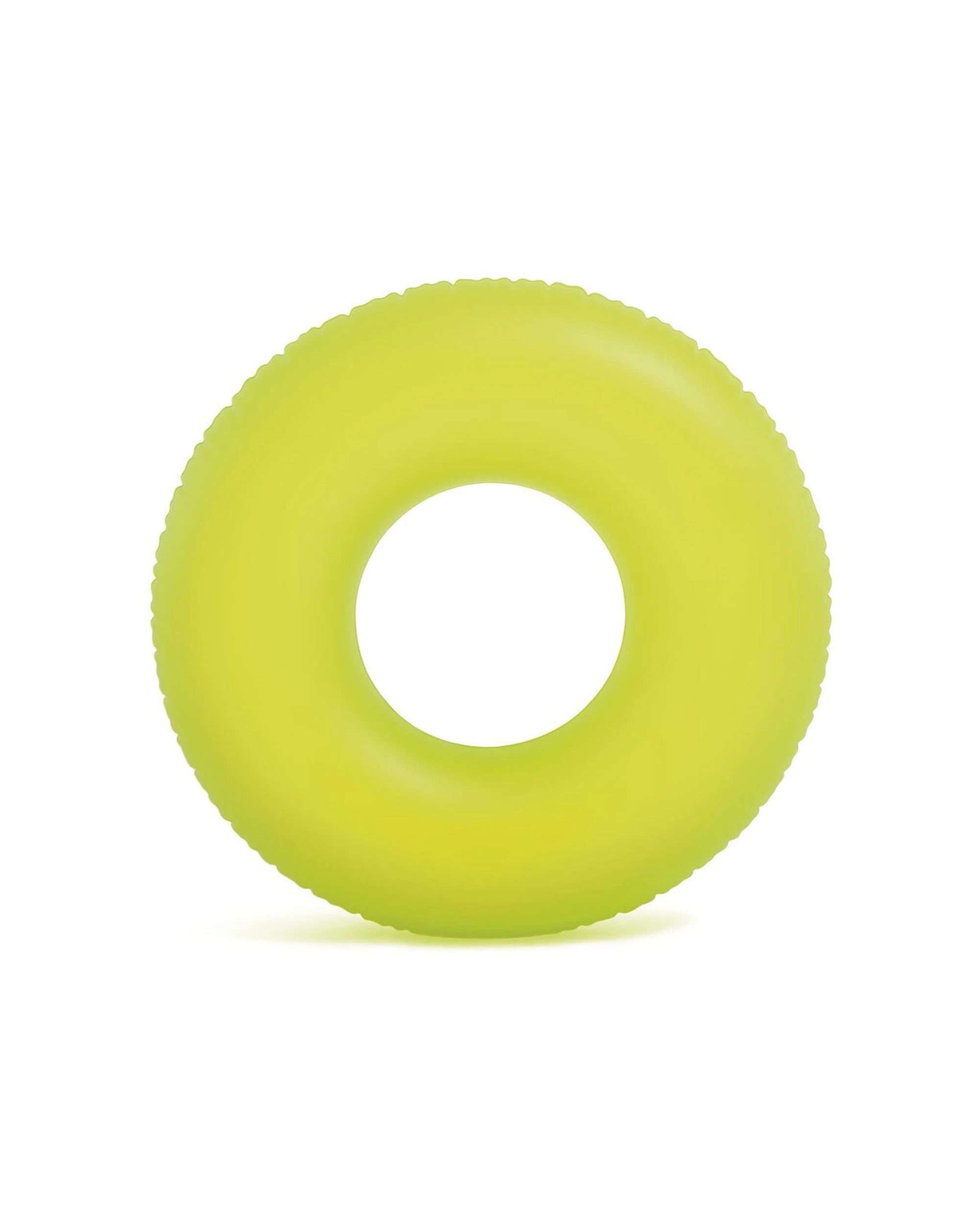 4 Intex 3x Neon Frost Inflatable Tubes Swim Rings - Assorted, 4 of 9