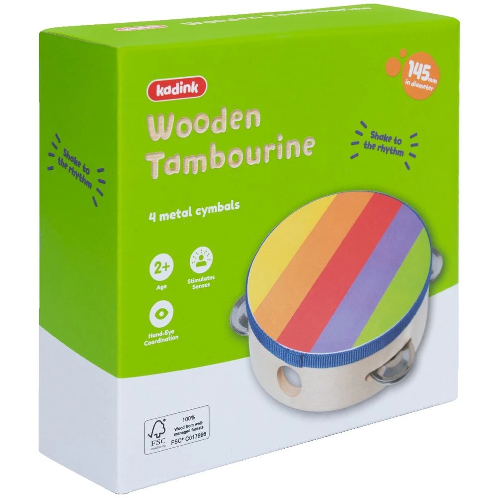 3 Kadink Wooden Tambourine, 3 of 4