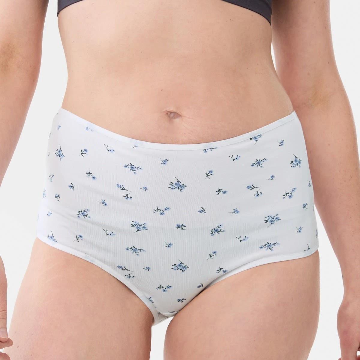 6 5 Pack Cotton Stretch Full Briefs Navy Spot, 6 of 9