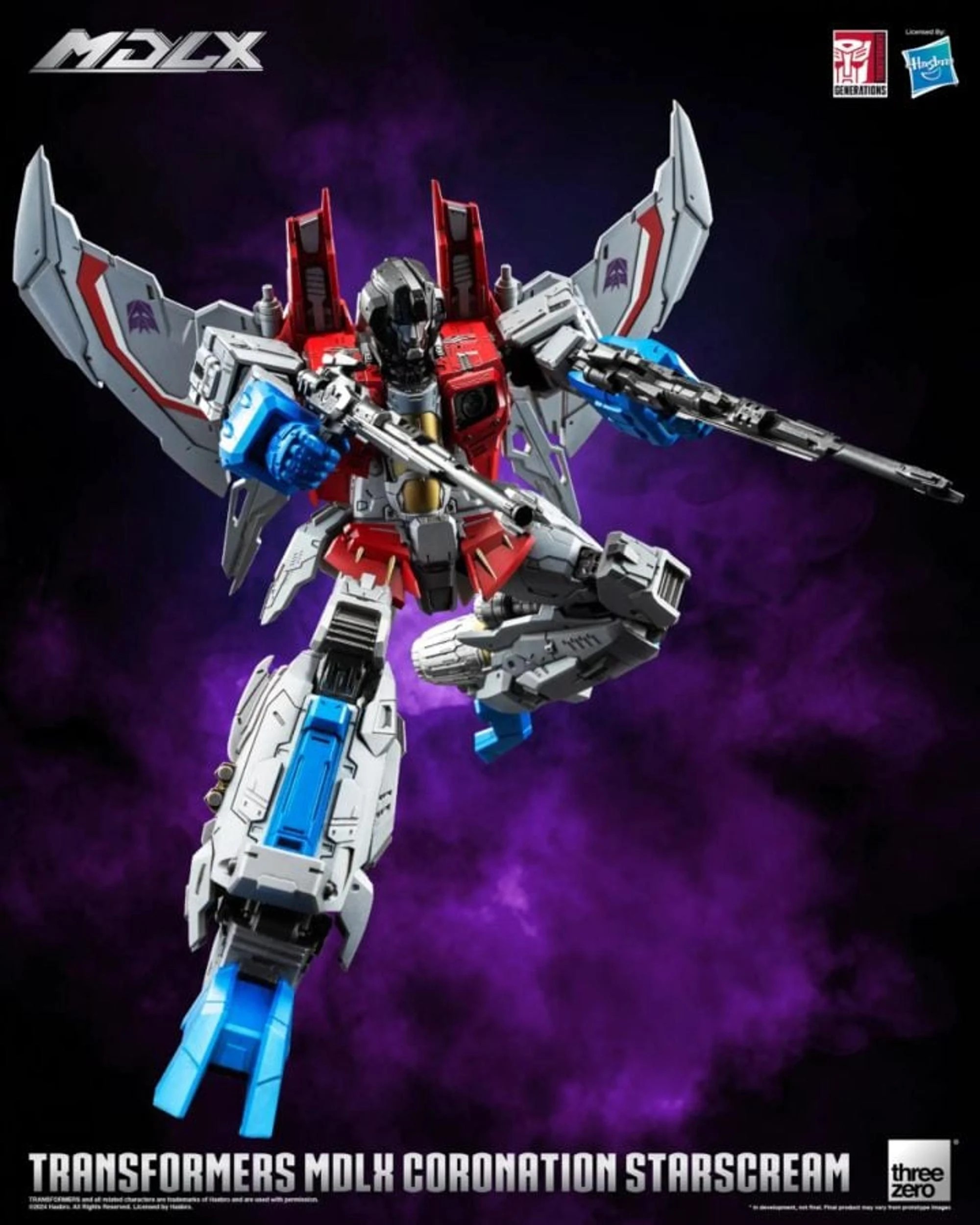 10 Threezero Transformers Coronation Starscream MDLX Collectable Action Figure, 10 of 10