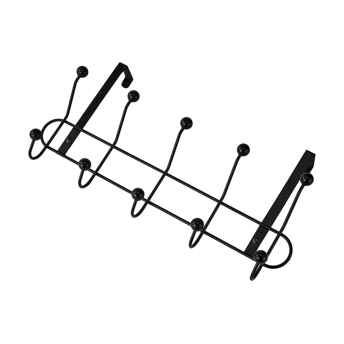 4 Over The Door Hooks - Black, 4 of 7