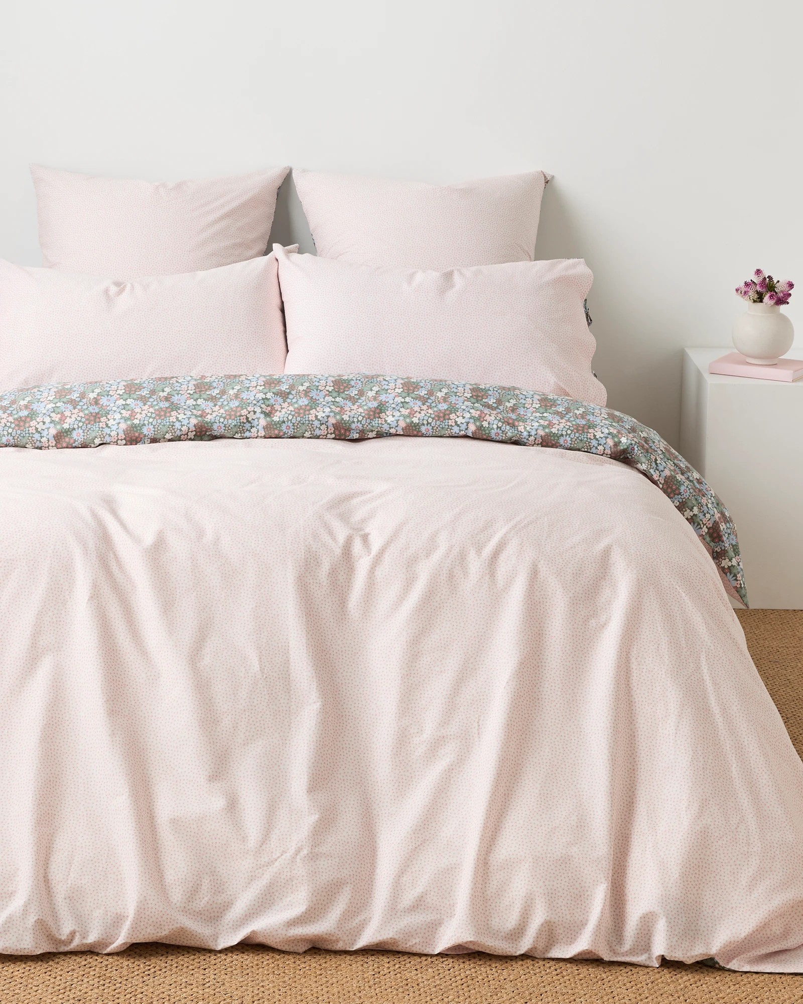 2 Target Meadow Ditsy Floral Australian Cotton Quilt Cover Set
 - Single Bed
 - Natural, 2 of 6