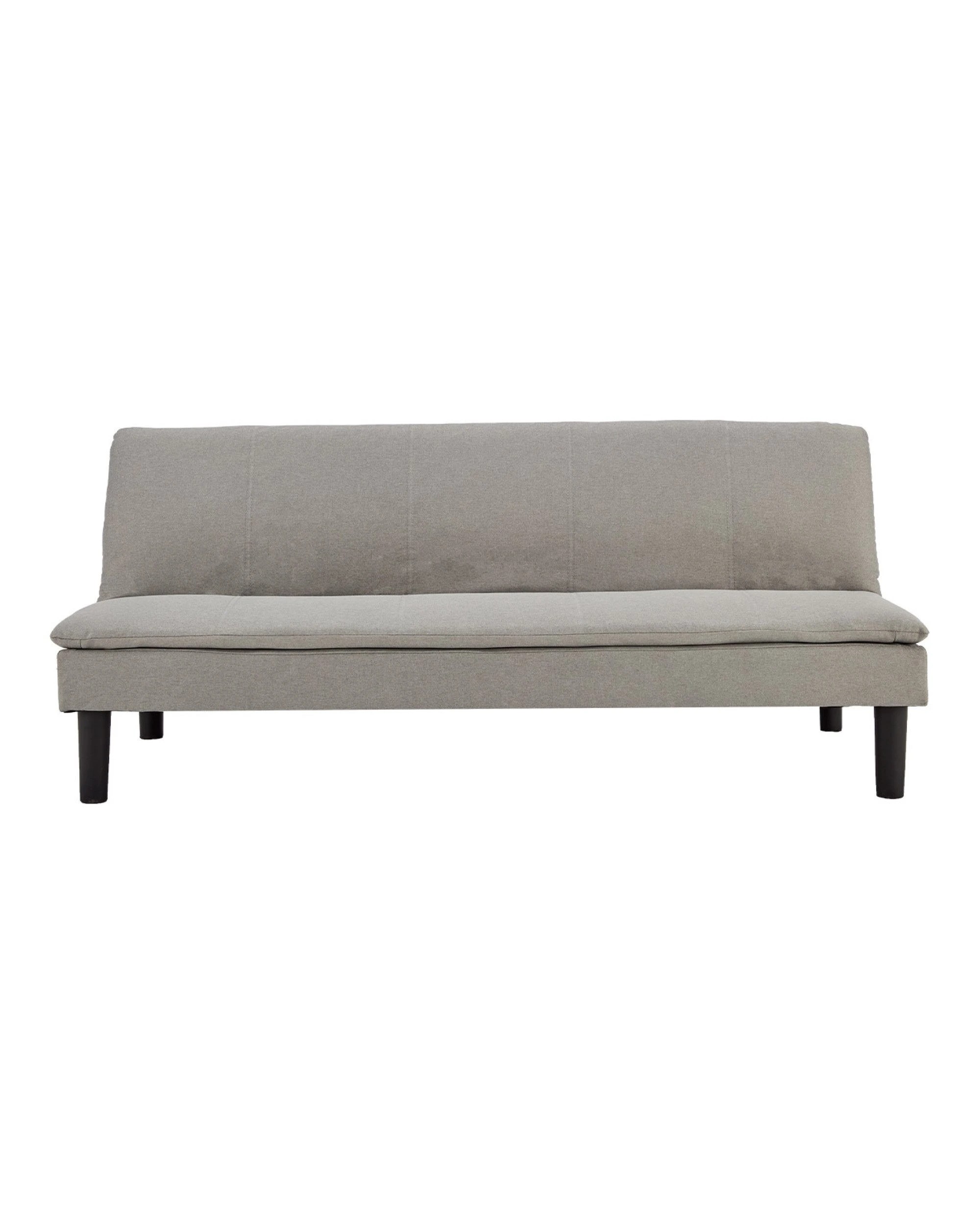1 Sarantino 3 Seater Modular Faux Linen Fabric Sofa Bed Couch - Grey, 1 of 8
