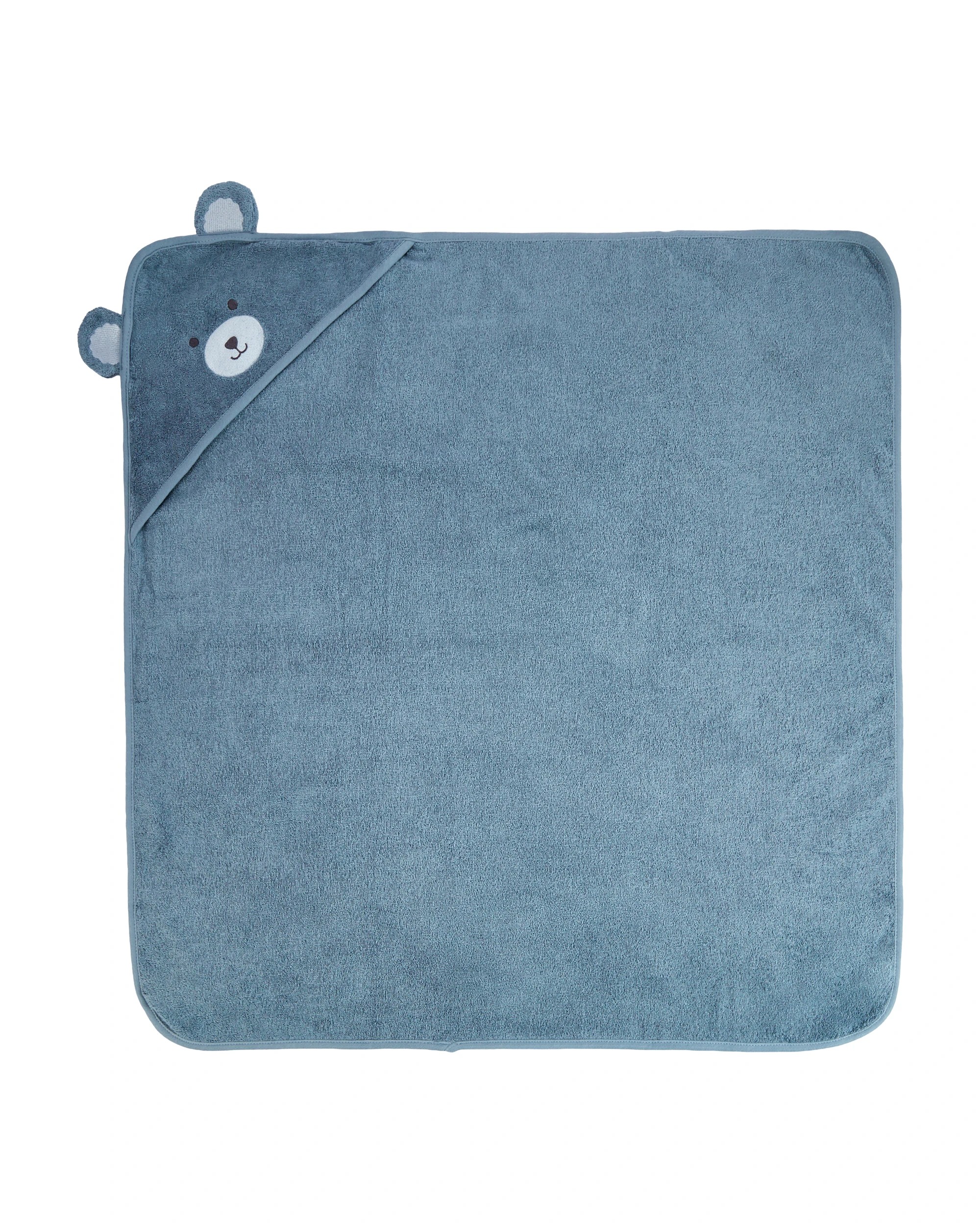 3 Cotton Hooded Towel - Bear, 3 of 5