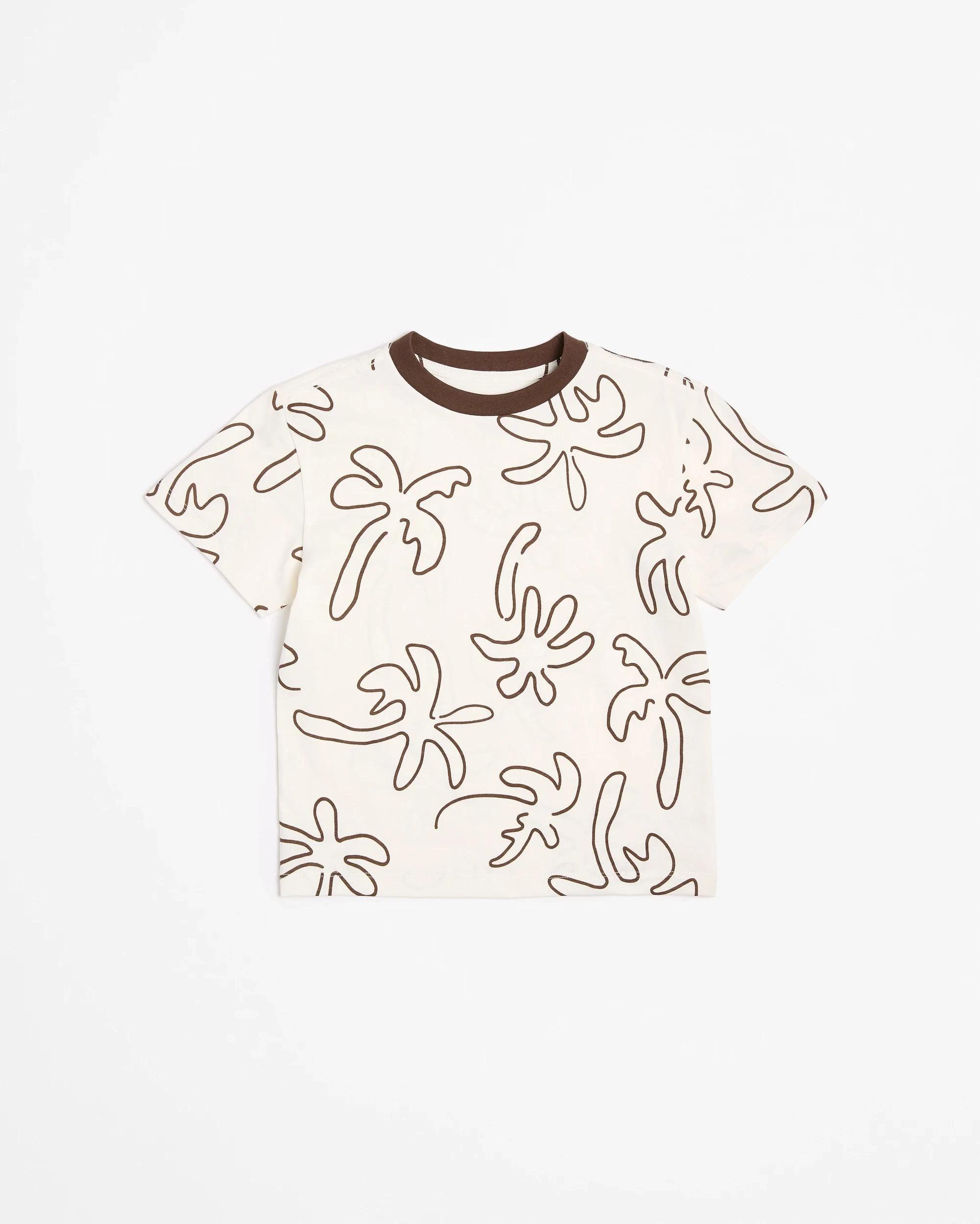 6 Target Australian Cotton T-shirts 3 pack BROWN / CREAM, 6 of 7