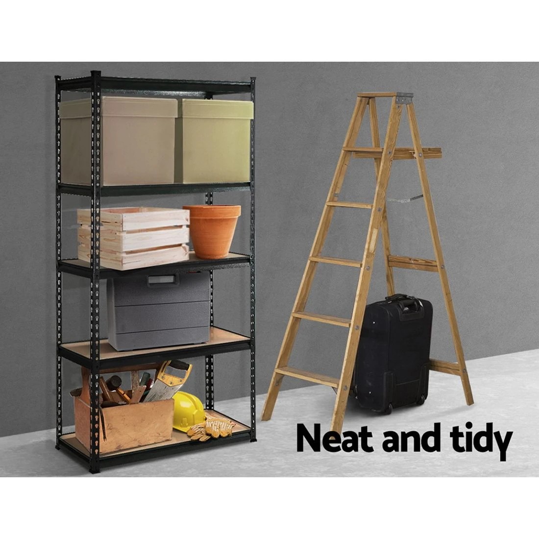 1 Giantz 1.8M Garage Shelving Warehouse Rack Pallet Racking Storage Shelve - Multi, 1 of 4