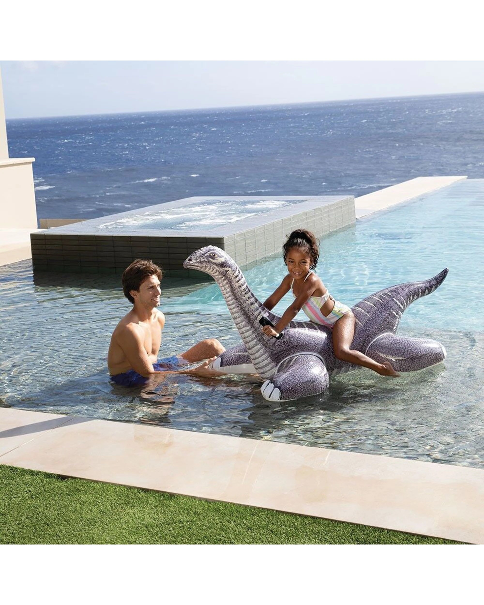 5 Intex 2PK Brontosaurus Ride-On Inflatable Kids/Childrens Toy 3y+ - Multi, 5 of 8