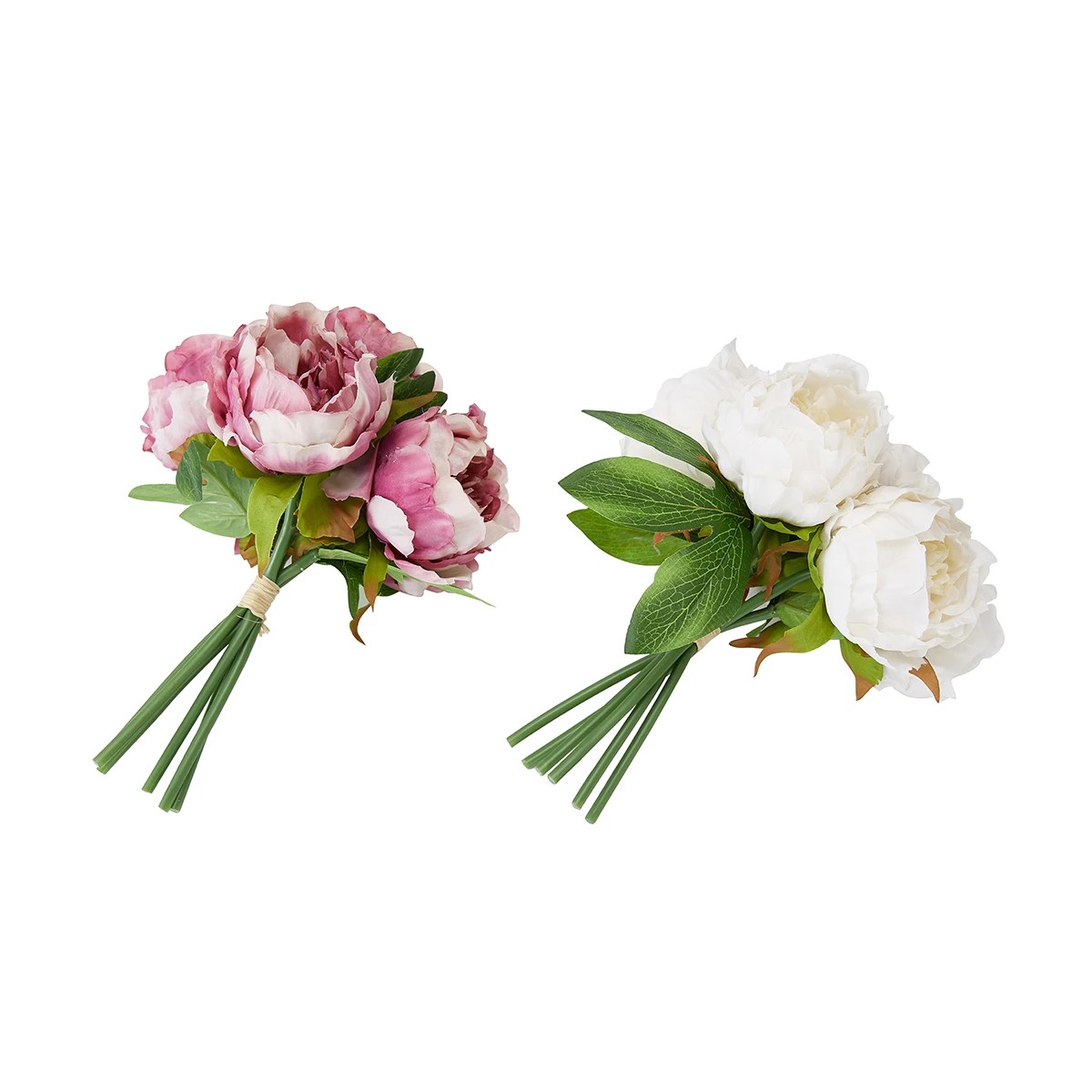 3 Artificial Peonies Bunch - Assorted, 3 of 8