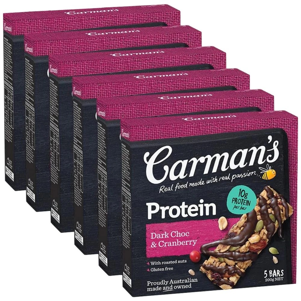 2 Carman's Protein Bar Dark Chocolate and Cranberry 30 Pack, 2 of 3