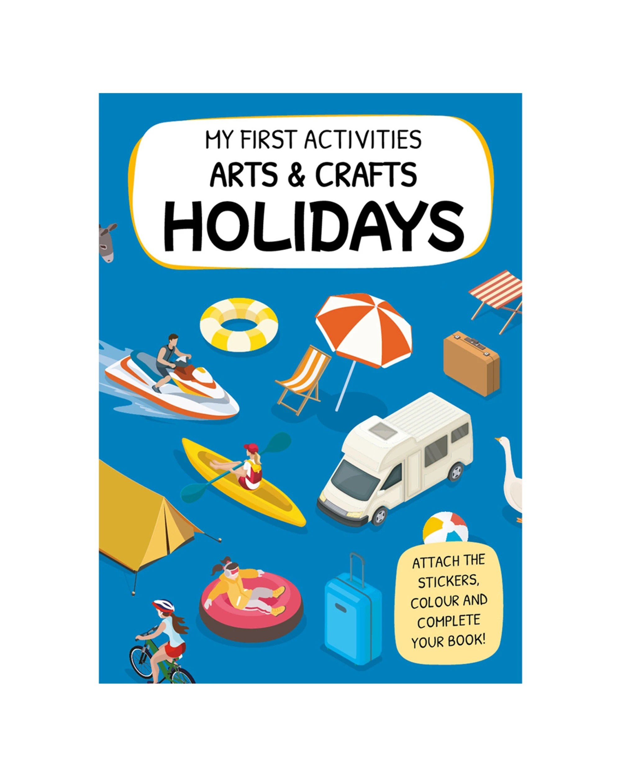 2 Sassi Arts & Crafts Kids Children Activity Colouring Book Holidays - Multi, 2 of 3
