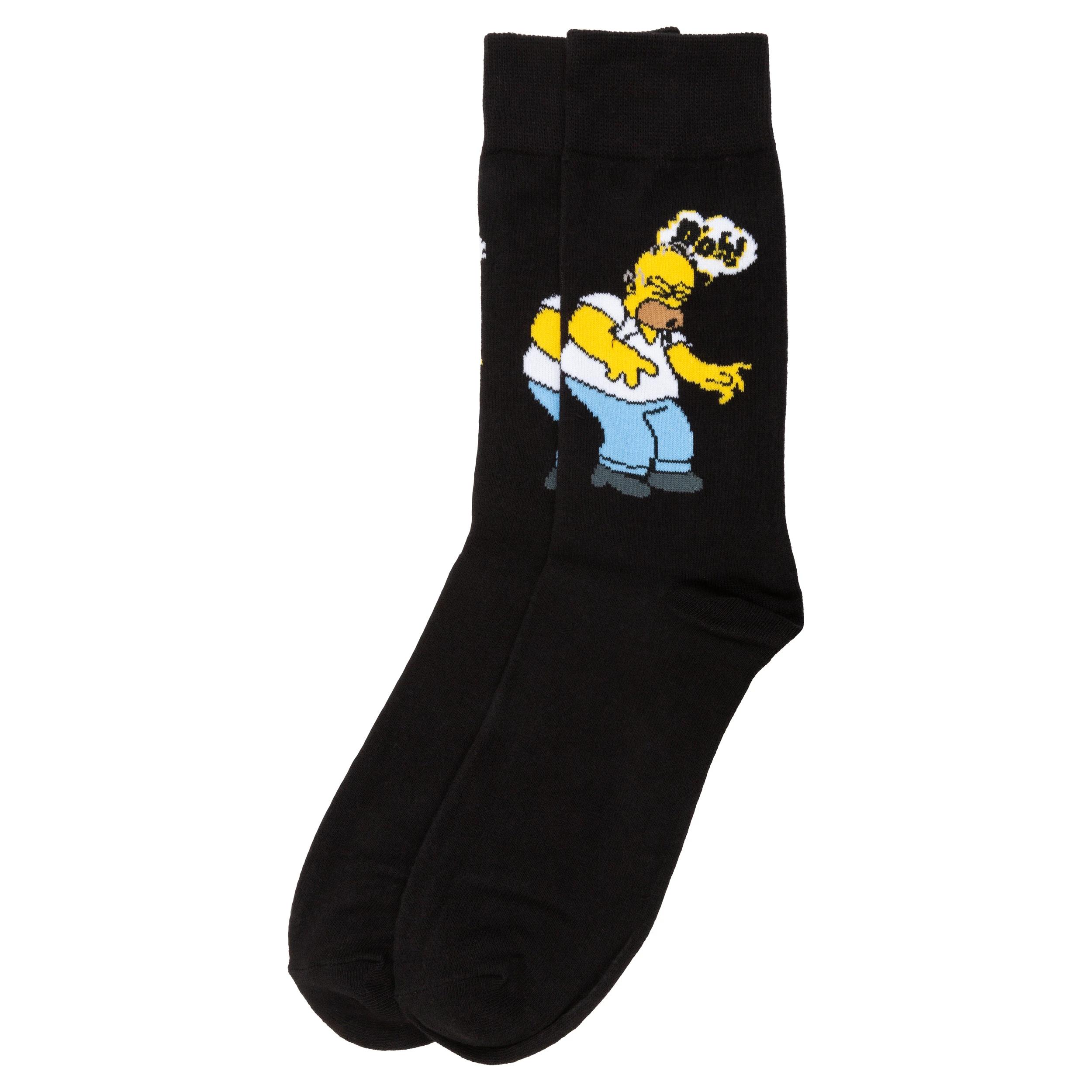 3 2 Pack The Simpsons License Socks 2PK SIMPSONS, 3 of 3