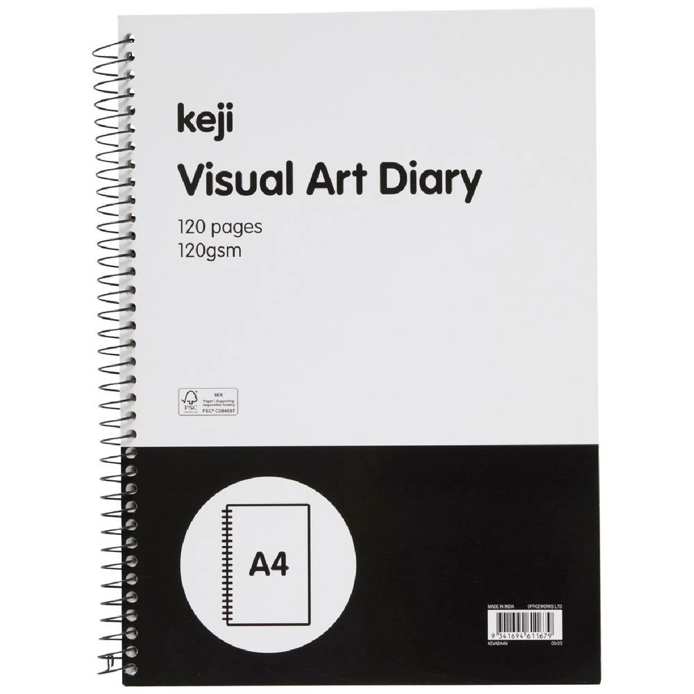 1 Keji A4 Visual Art Diary 120 Page, 1 of 2