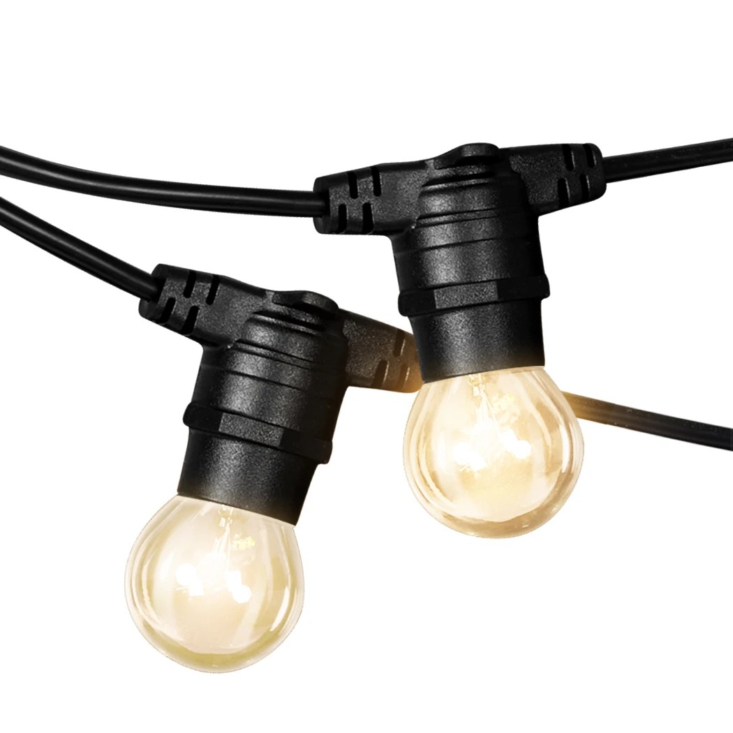 1 Emitto Festoon String Lights Kits Wedding Party Waterproof Garden Decor Lights 38m, 1 of 5