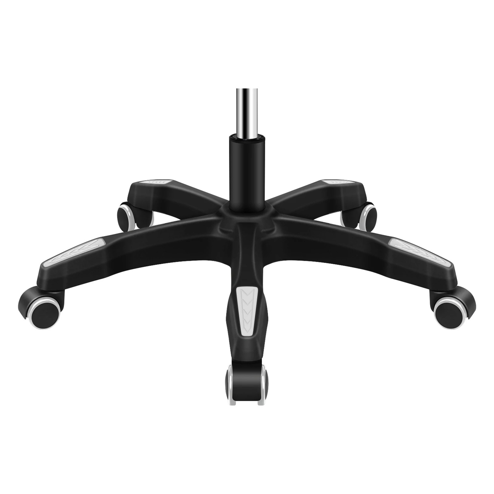 9 Alfordson Gaming Chair Office Massage 12 RGB LED Computer Seat Fabric - White Blue, 9 of 10