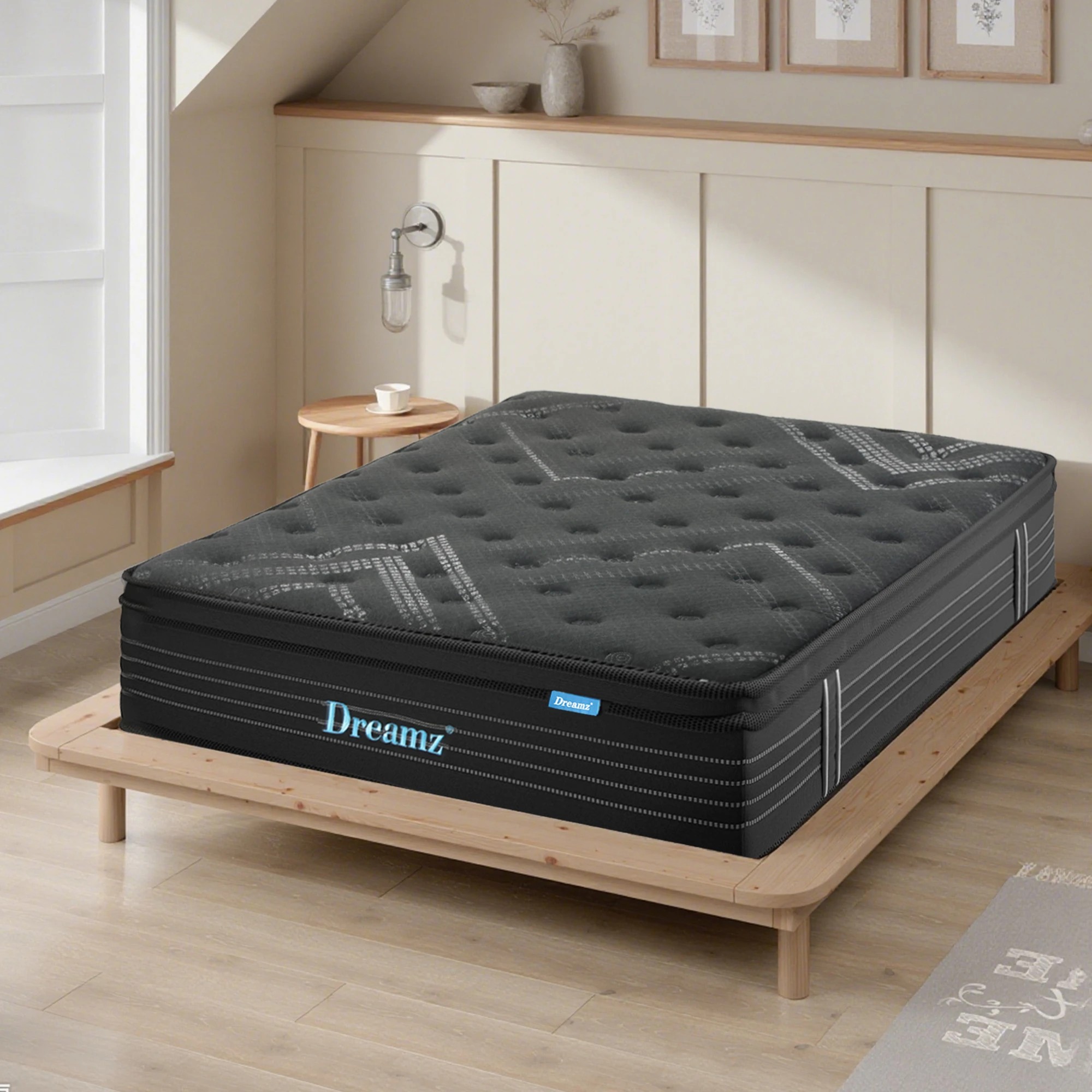 7 Dreamz 34Cm Mattress King Single Size Spring Mattress, 7 of 8