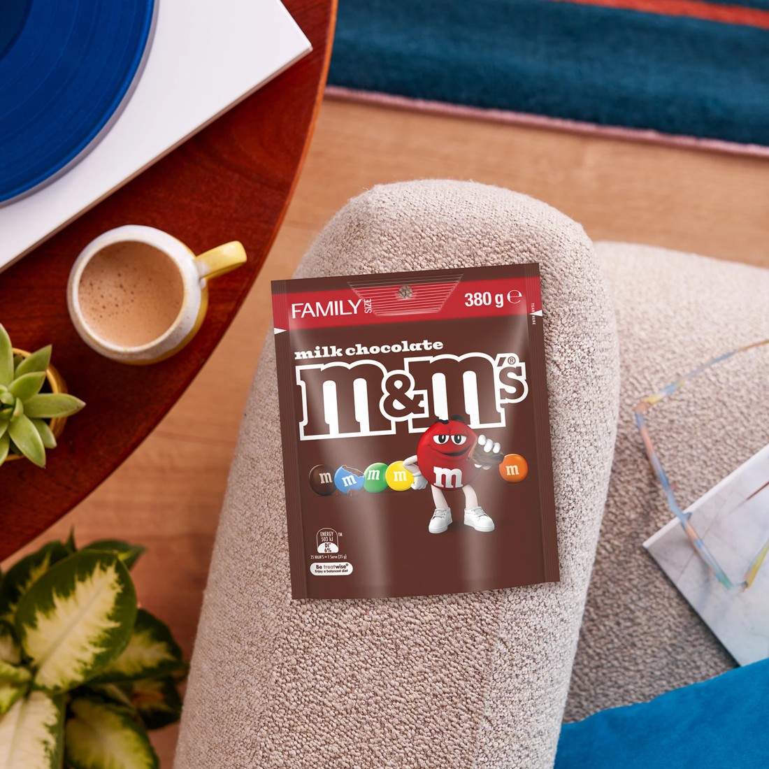 3 M&M’S Milk Chocolate Snack & Share Bag 380g, 3 of 5