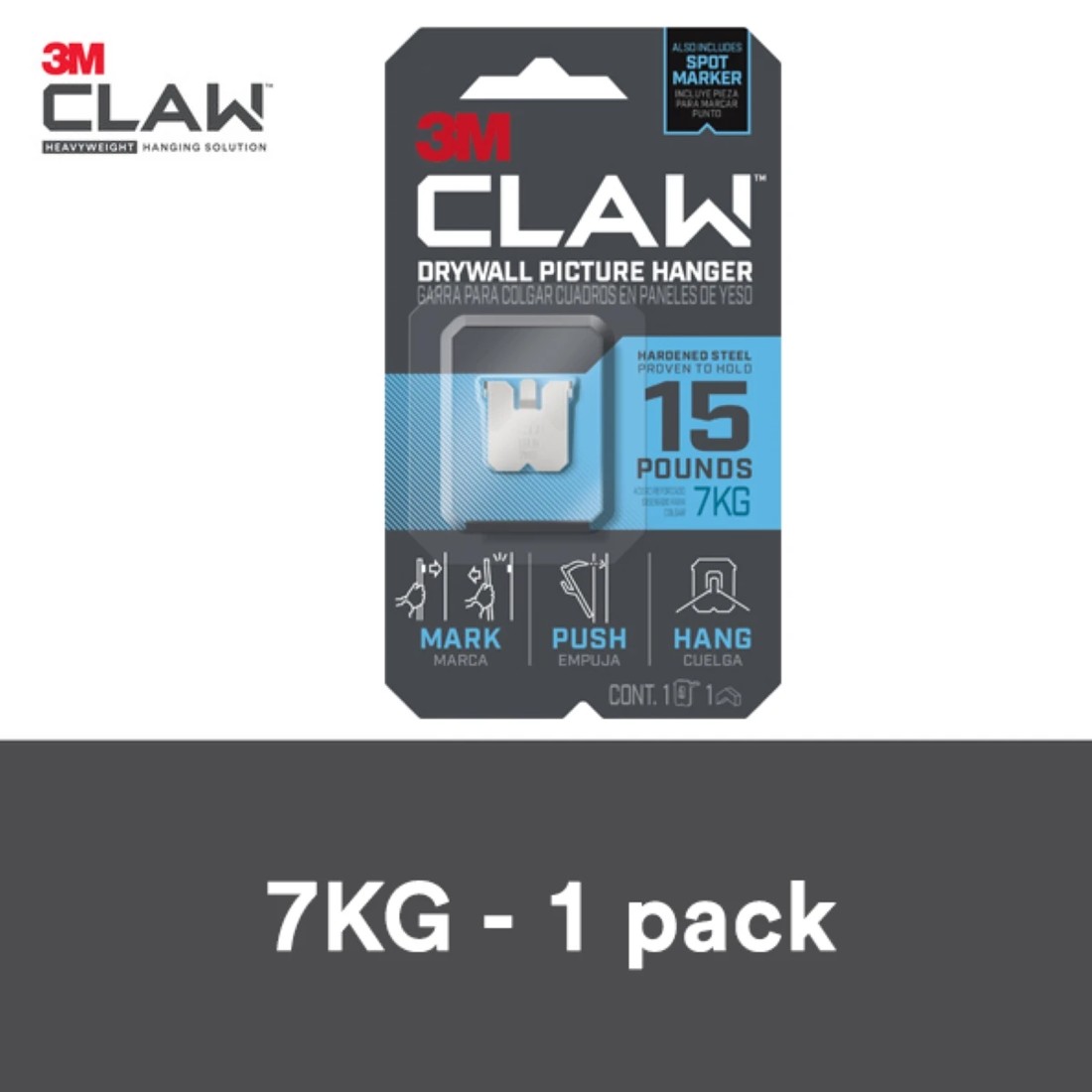 3 3m Claw Drywall Picture Hanger, 3 of 3