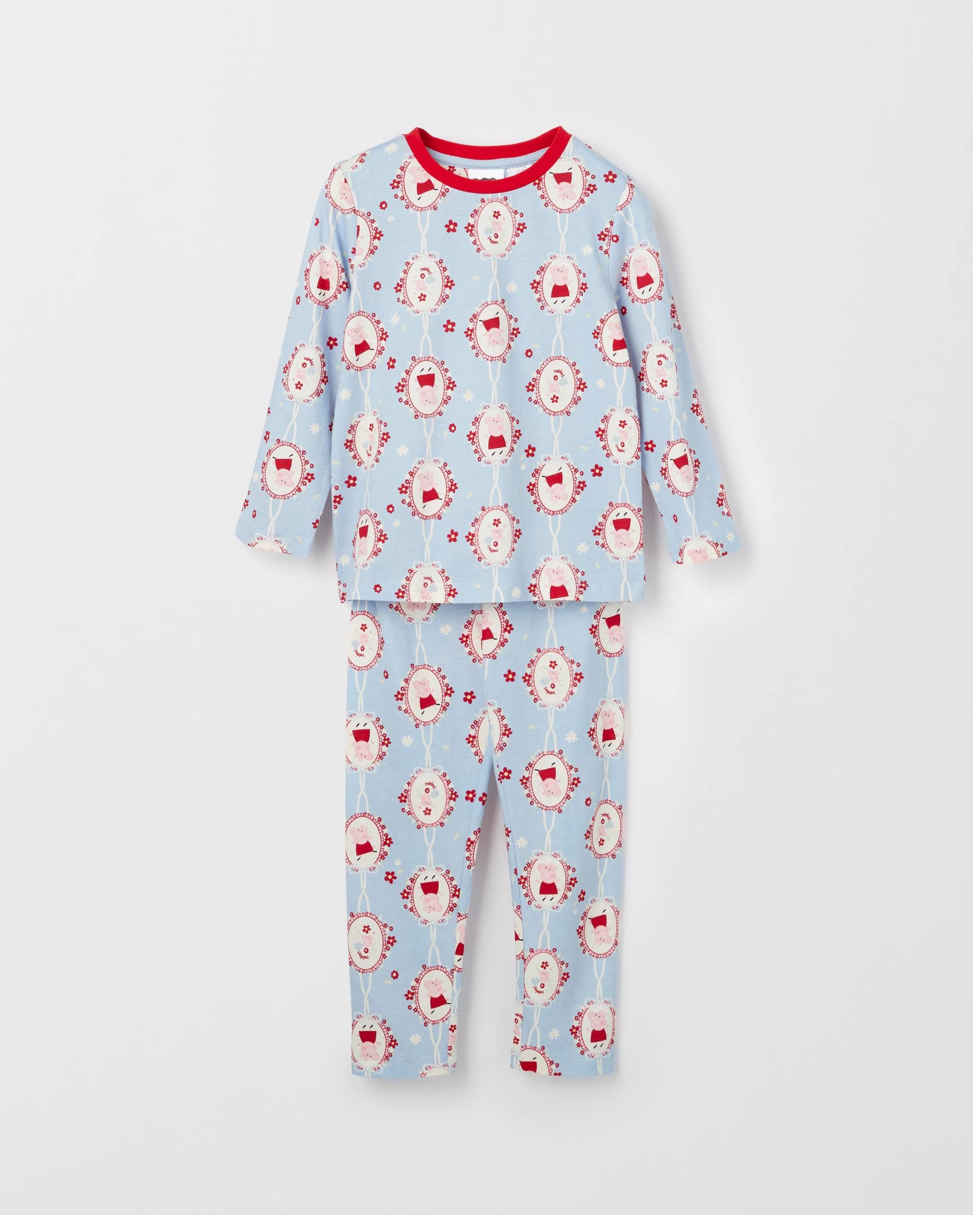 3 Peppa Pig Australian Cotton Younger Girls 2 Pack Pyjama Set PEPPA, 3 of 4