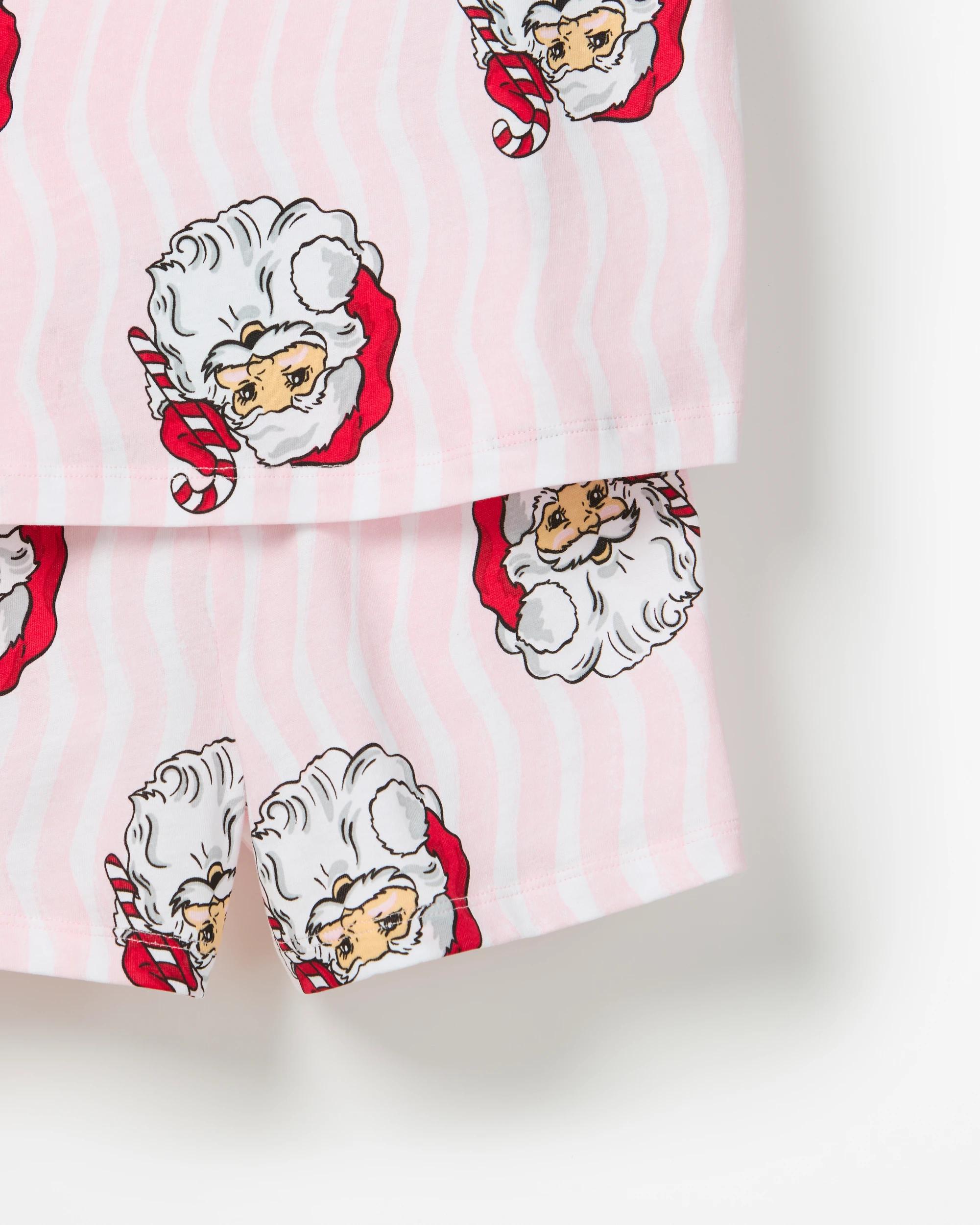 7 Target Family Matching Christmas Santa Australian Cotton Younger Girls Pyjama Set SANTA, 7 of 8