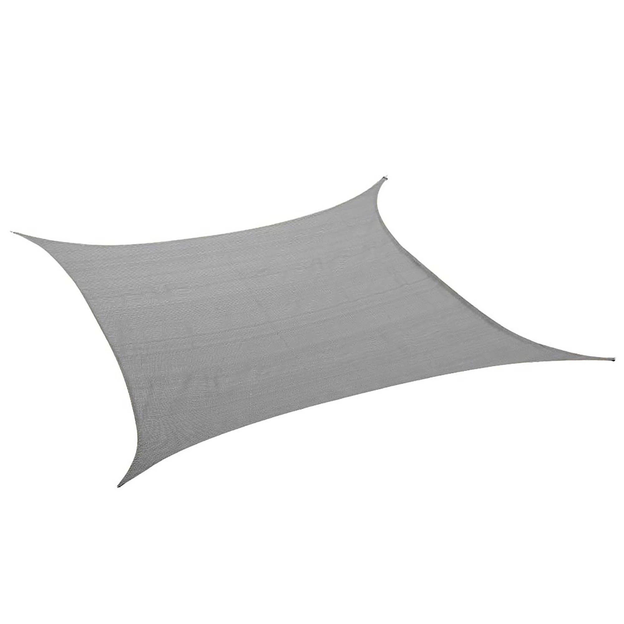 1 Mountview 180Gsm 5X3M Rectangle Shape Sun Shade Sail Charcoal, 1 of 9