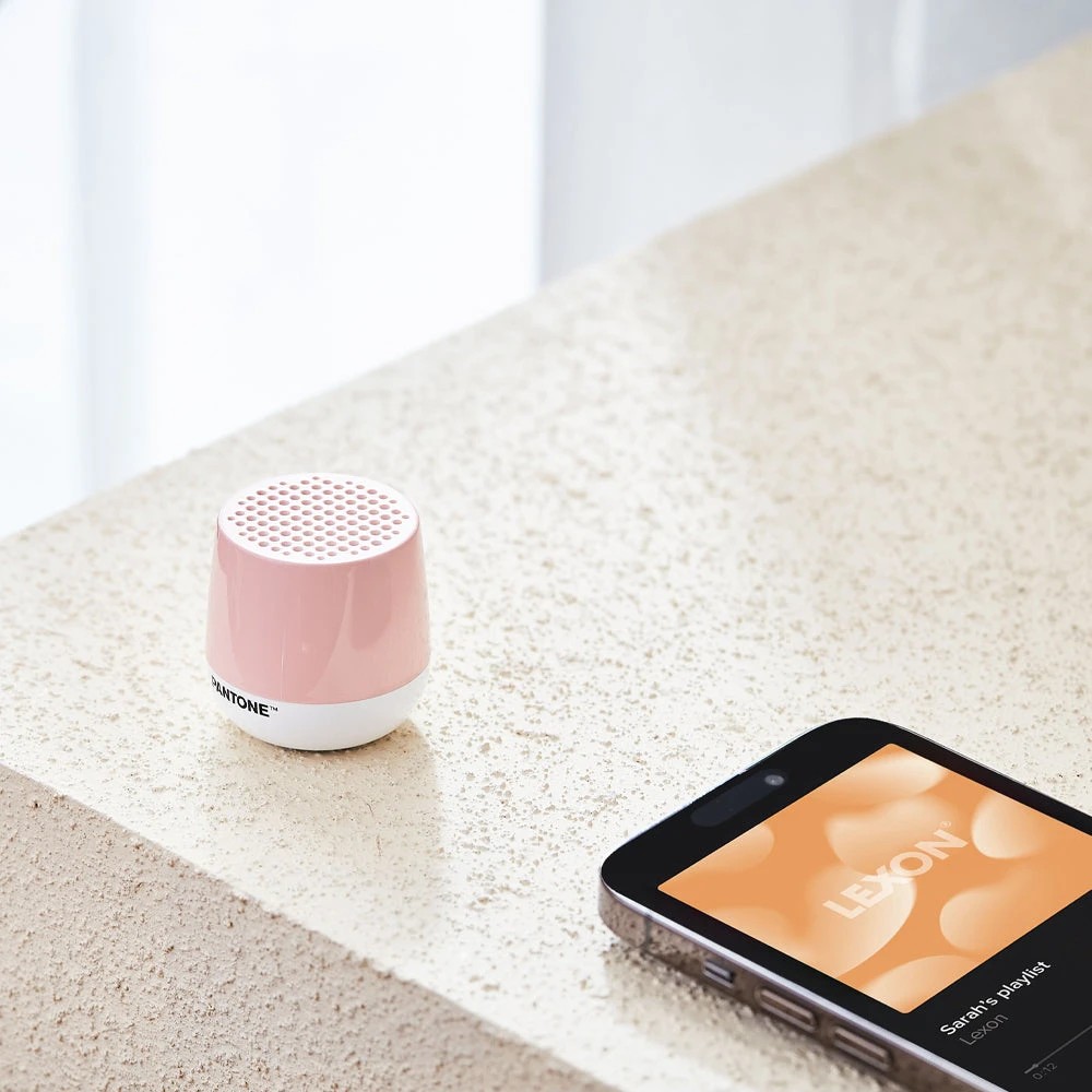 4 Lexon Mino+ Mini Bluetooth Speaker PANTONE - Pink, 4 of 4