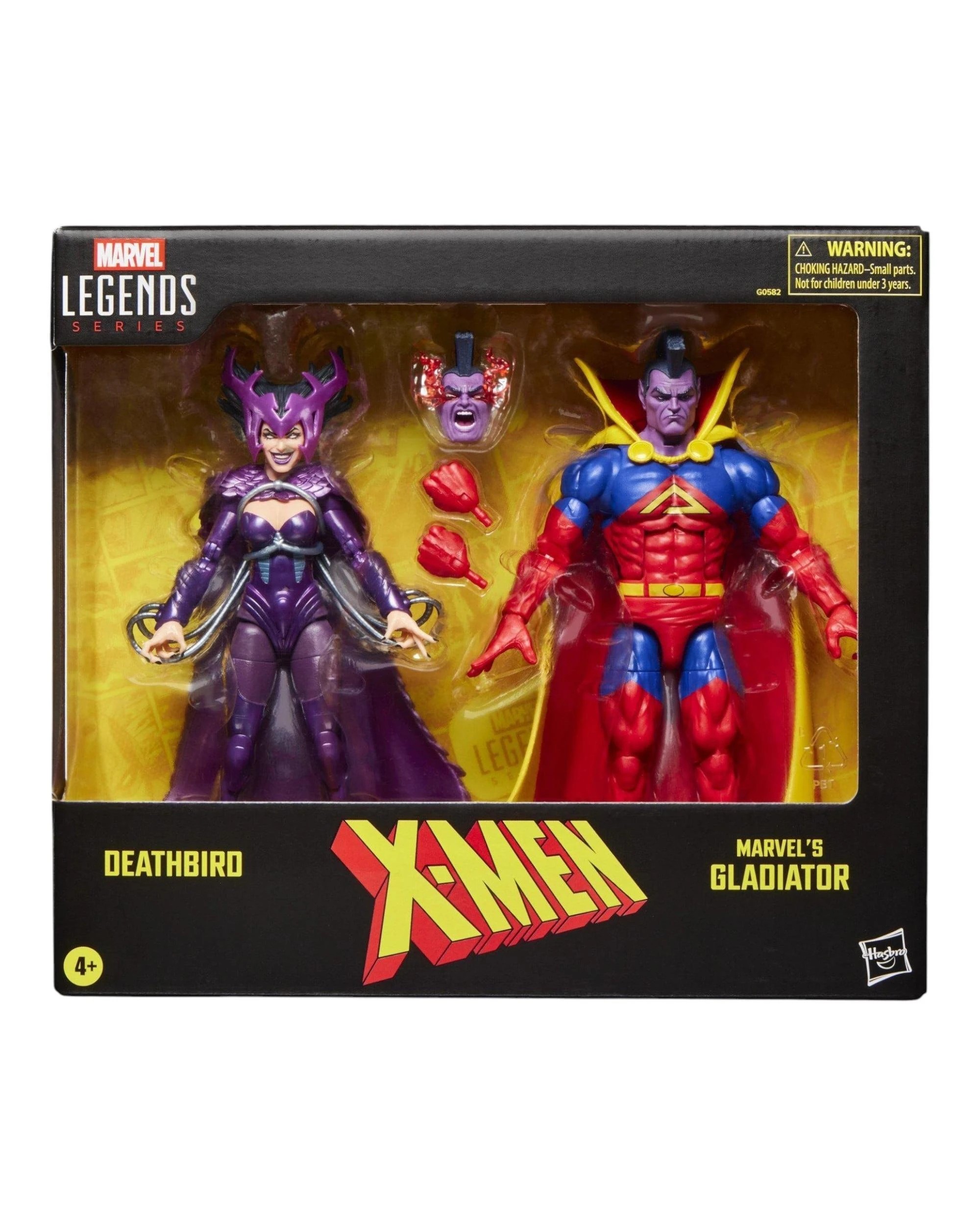 1 Hasbro Marvel Legends Series X-Men Deathbird and Marvel's Gladiator Action Figure 2 Pack, 1 of 10