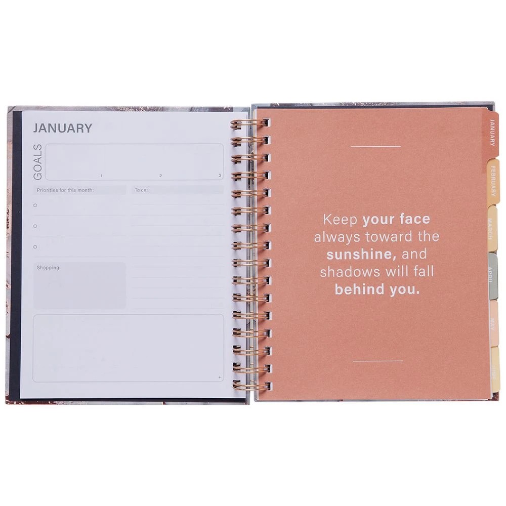 5 Otto 18 Month Undated Planner Marble, 5 of 8