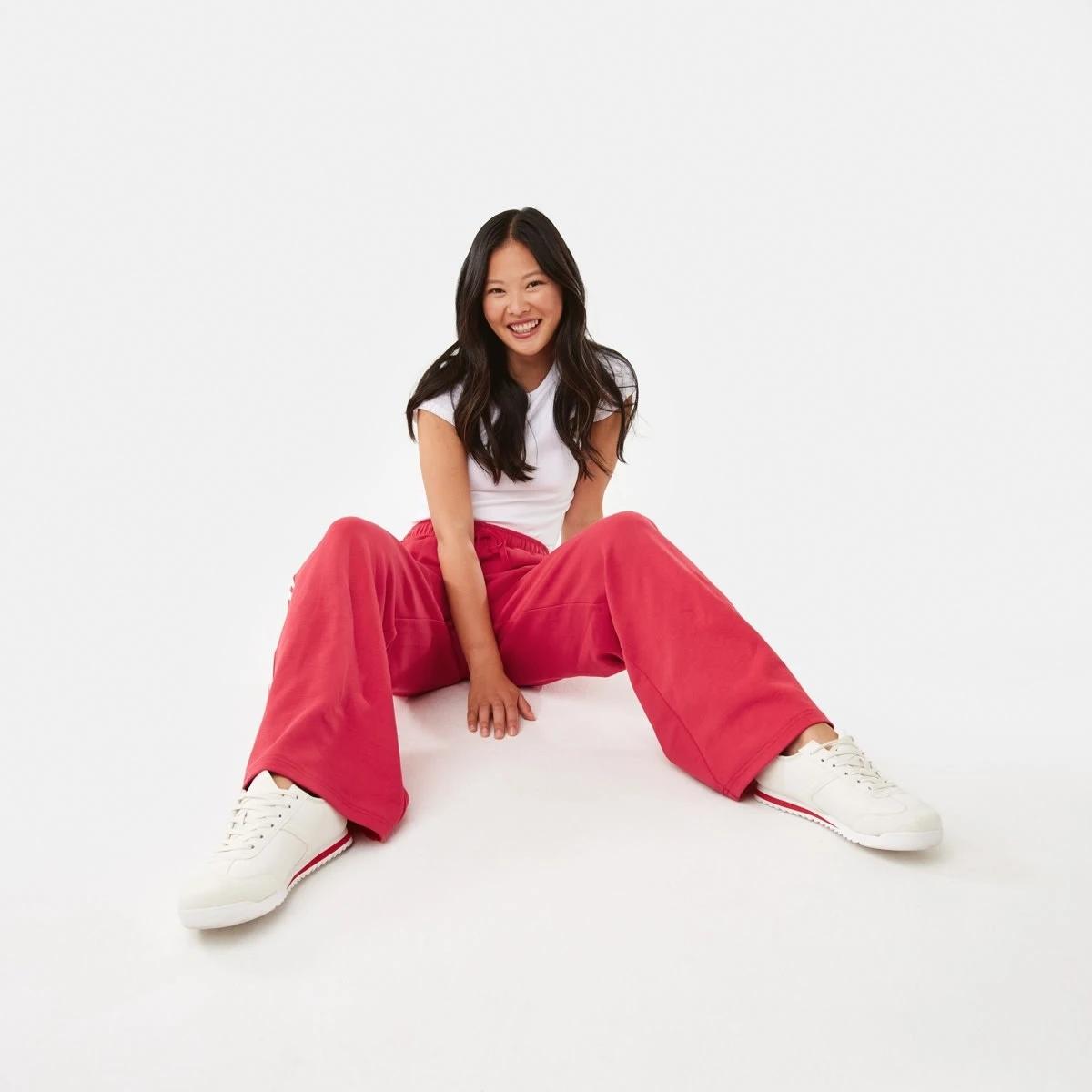 8 Side Stripe Pull On Pants Cherry Red, 8 of 10