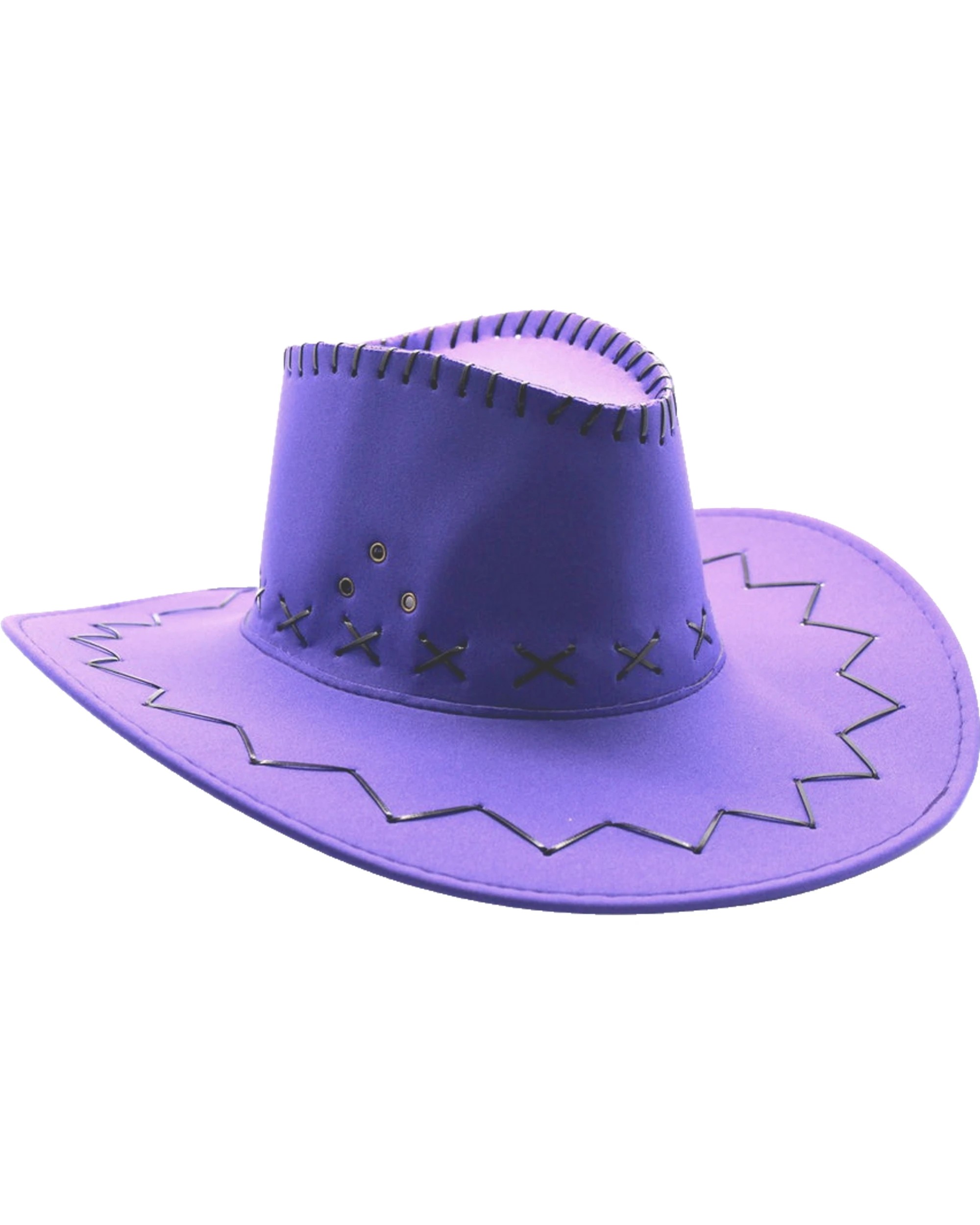1 JD Party Adult Outback Cowboy Hat - Purple, 1 of 1