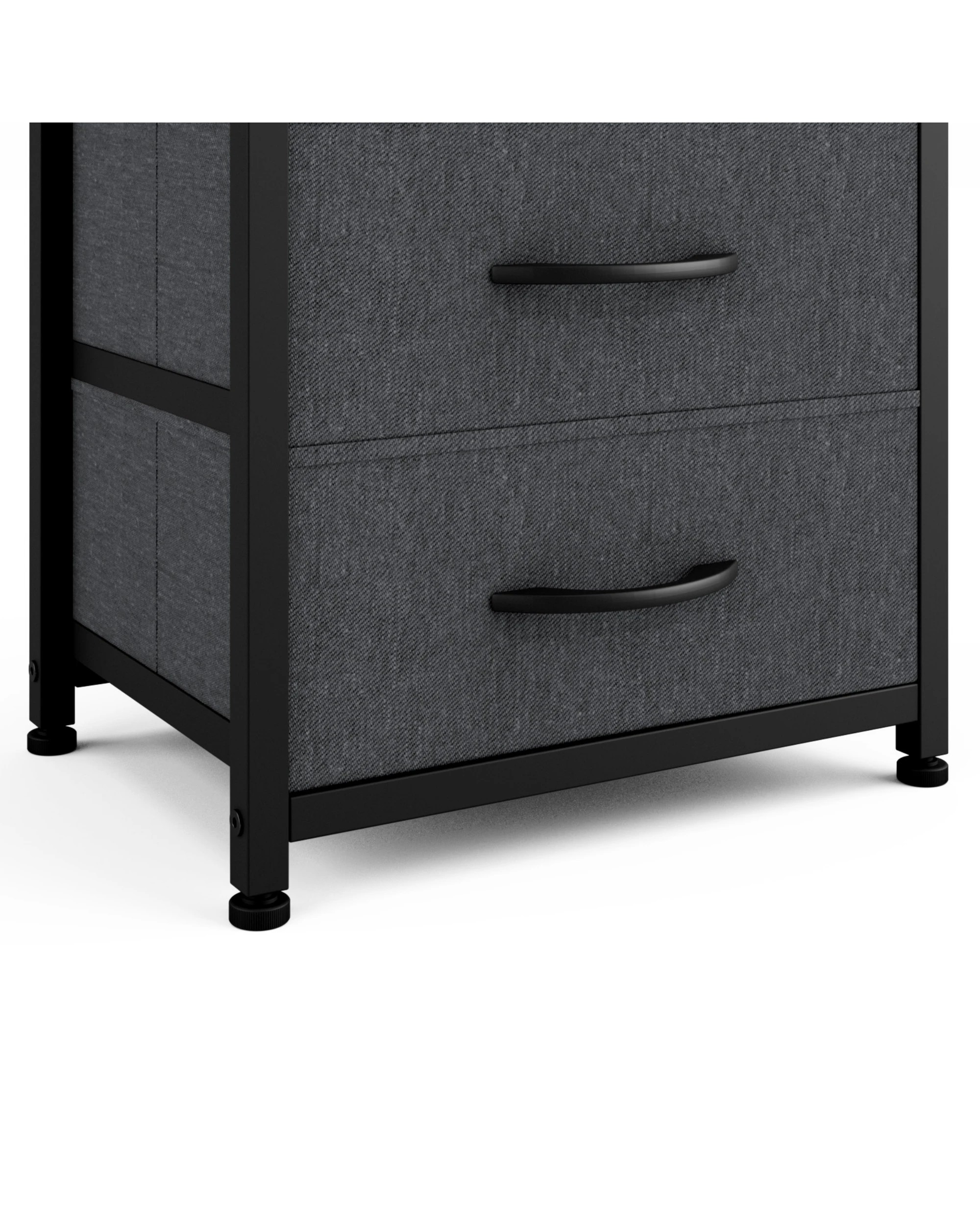 7 Advwin Tall Dresser for Bedroom with 6 Drawers & Adjustable Feet - Black, 7 of 10
