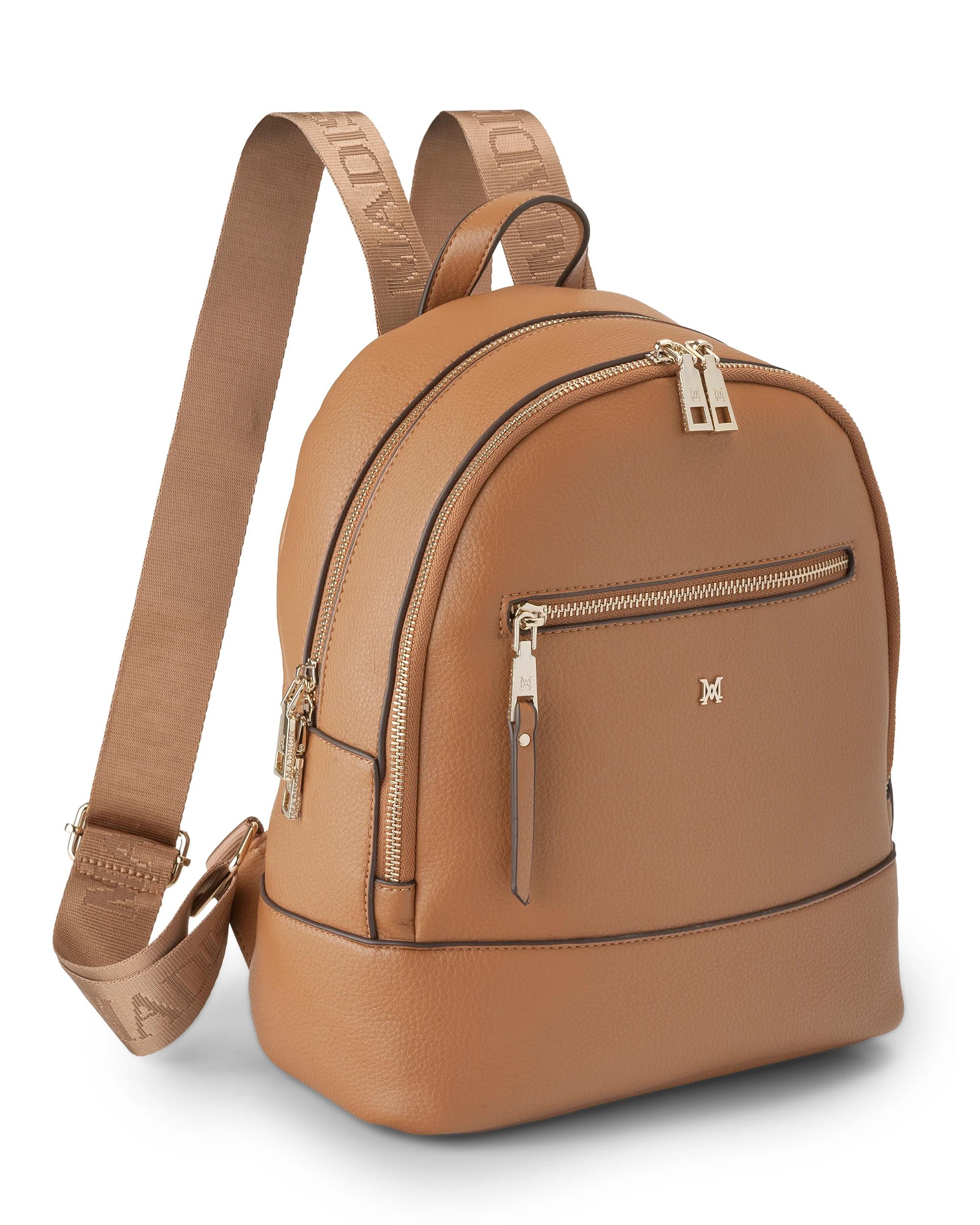 3 Madison Accessories Libby Medium Backpack HONEY, 3 of 7