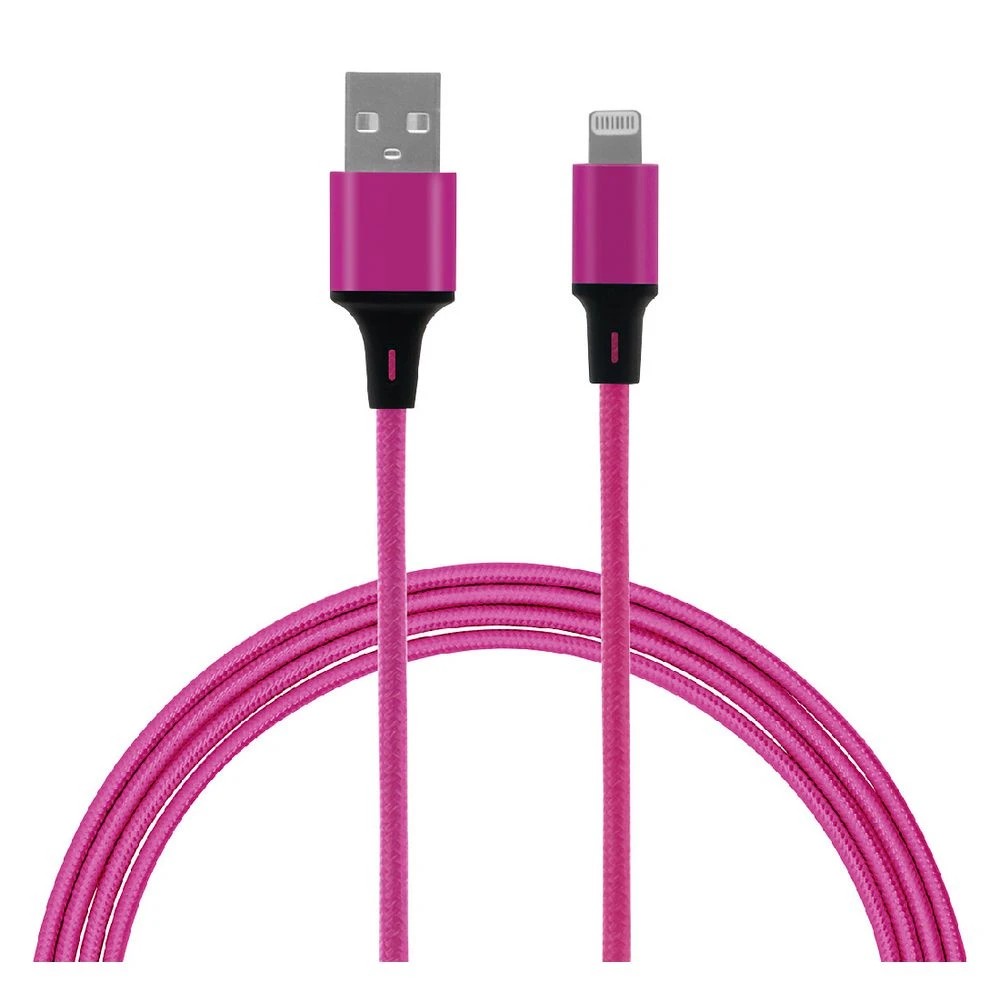 2 Otto Lightning Charger Cable 2m Pink, 2 of 5