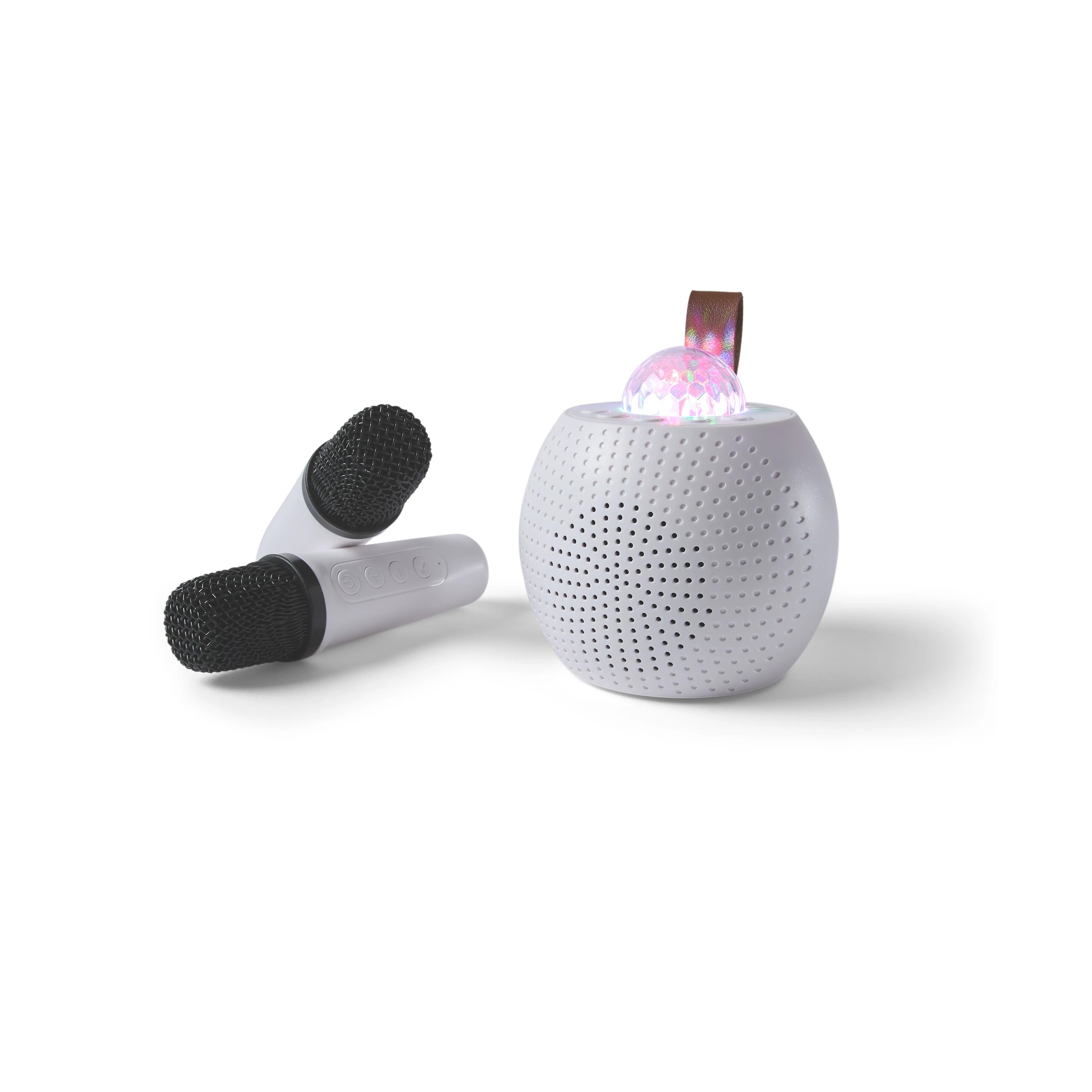 1 Karaoke Speaker with Light - White, 1 of 10
