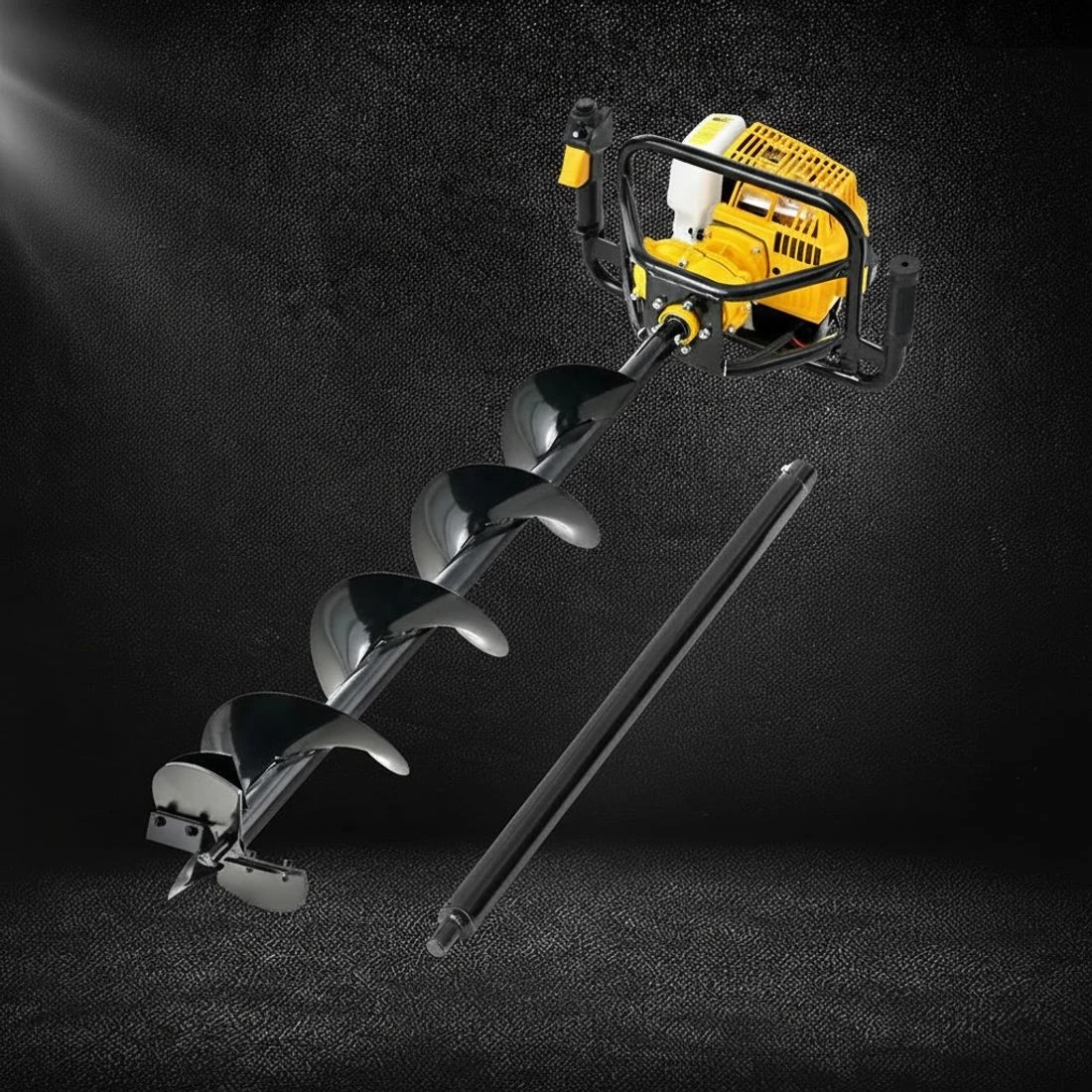 7 Giantz Post Hole Digger 200mm Petrol Drill Auger Extension Bits - Multi, 7 of 7