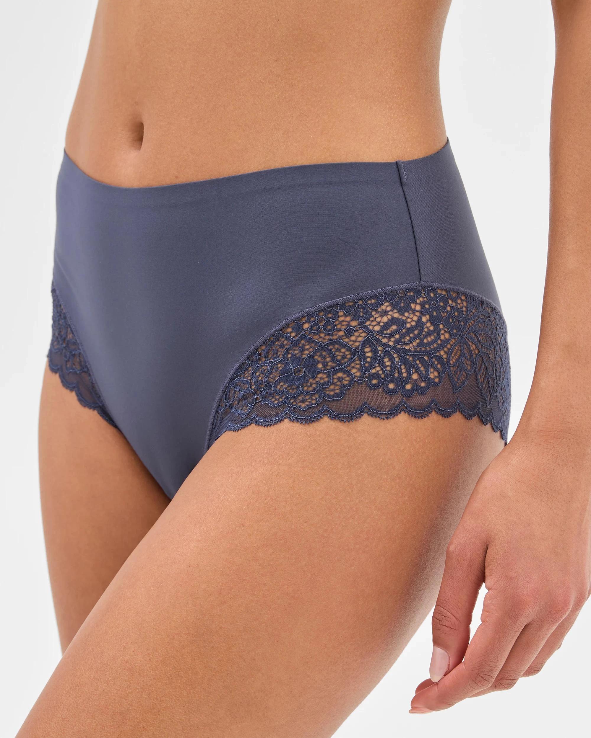 3 Target Womens Luna Smooth Touch Lace Bonded Waist Midi Briefs 2 Pack WINTER BLUE, 3 of 4