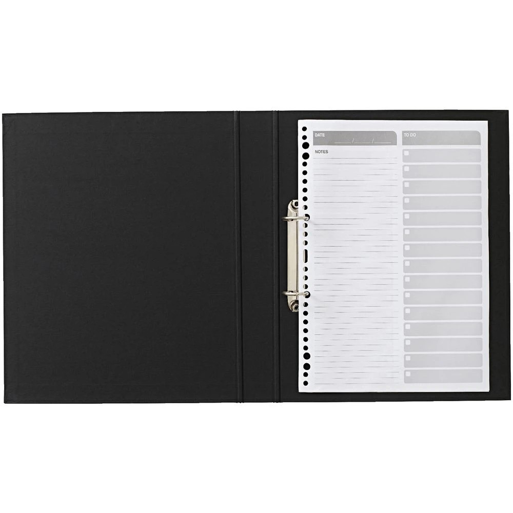 3 Otto A4 Recycled 2D Ring Binder Black, 3 of 3