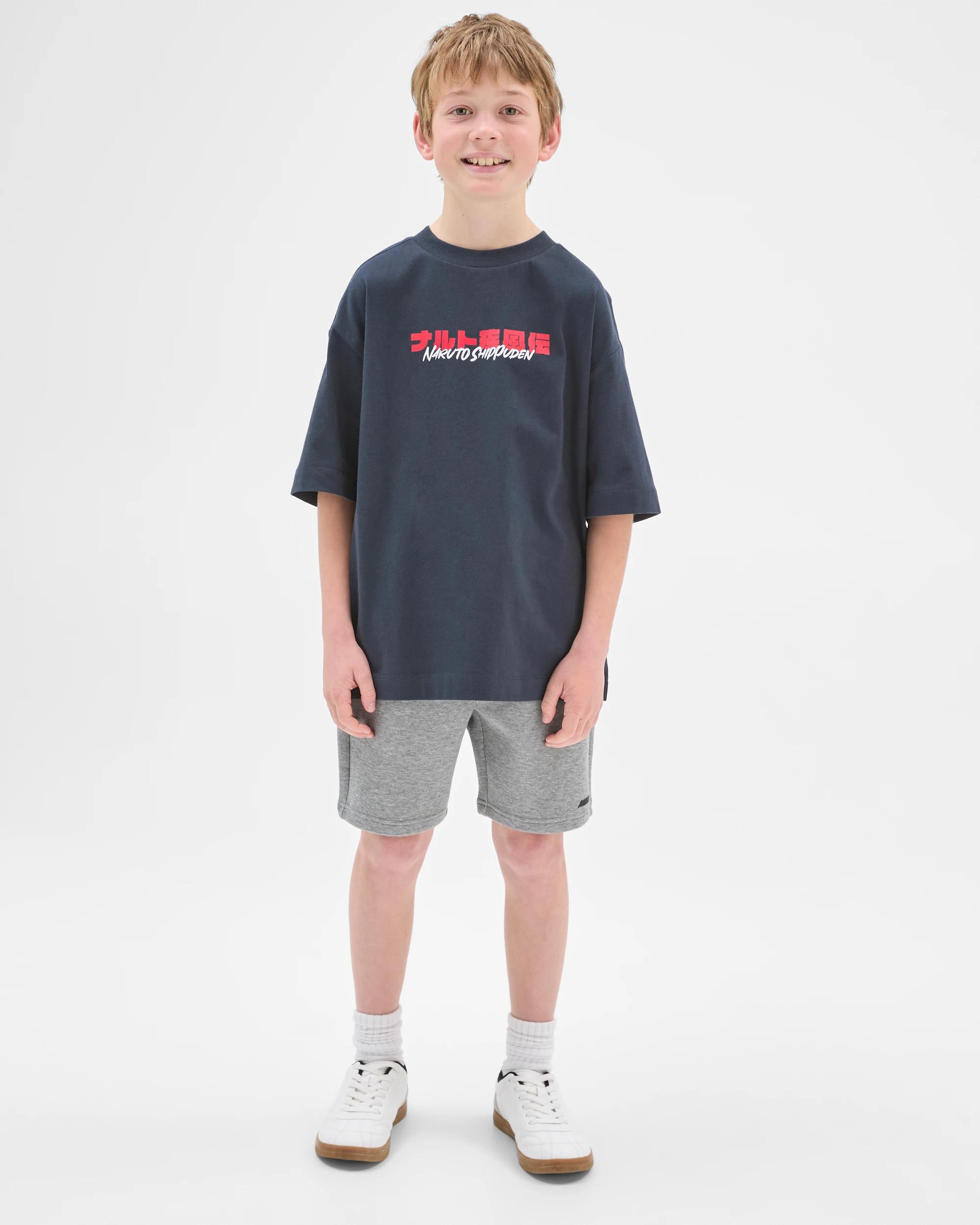 1 Naruto Oversized Printed T-Shirt CHARCOAL, 1 of 7