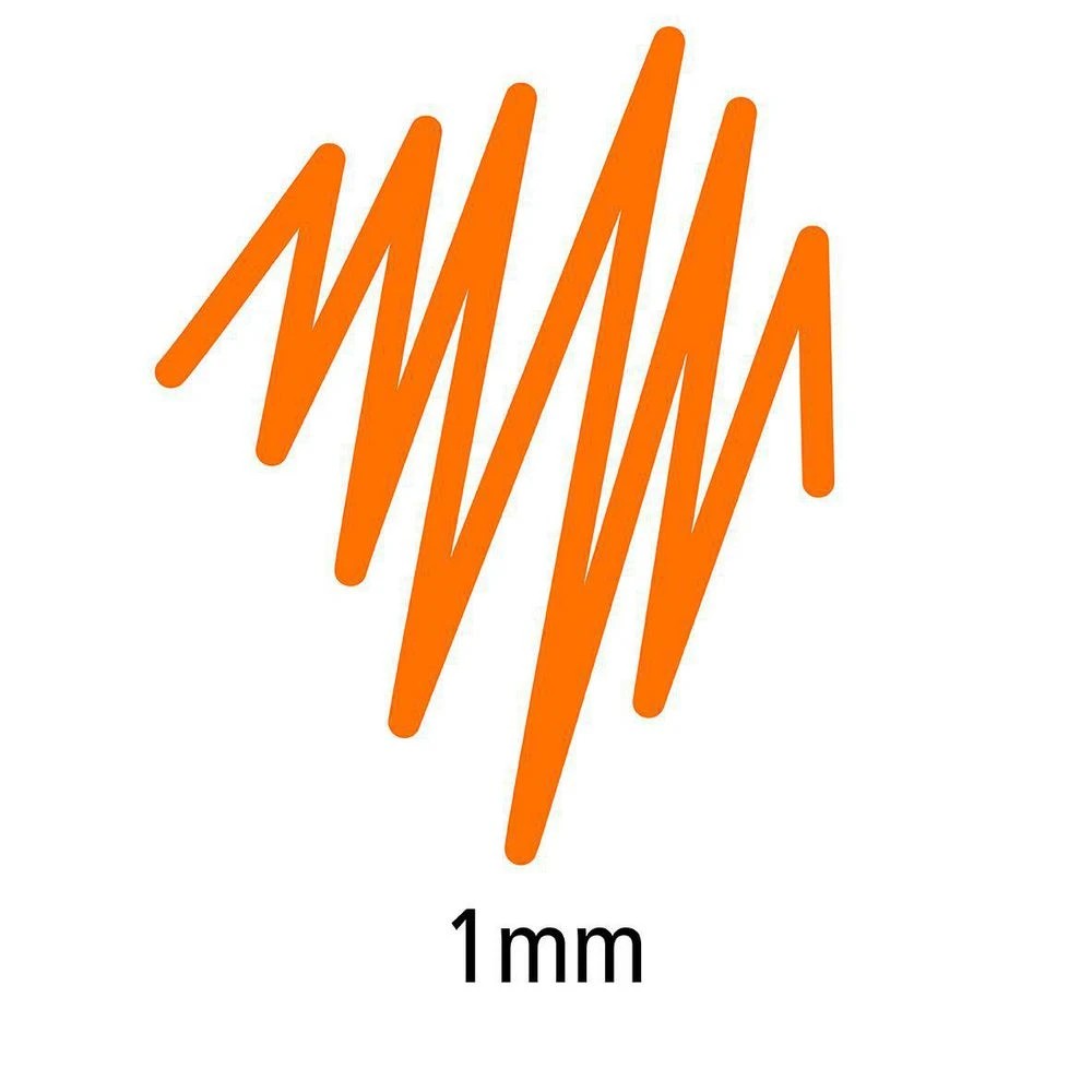 5 Staedtler Lumocolor Compact Whiteboard Bullet Pen Orange, 5 of 5