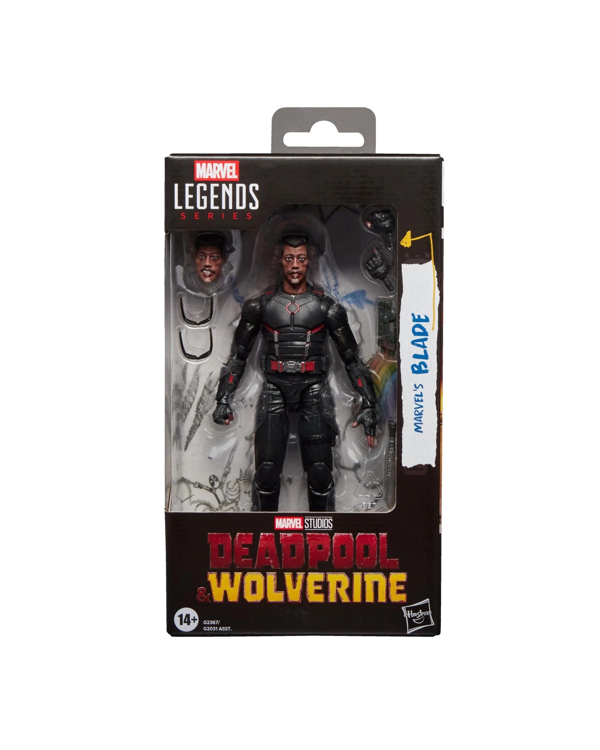 1 Marvel Legends Series Deadpool and Wolverine Blade Suit Action Figure, 1 of 9