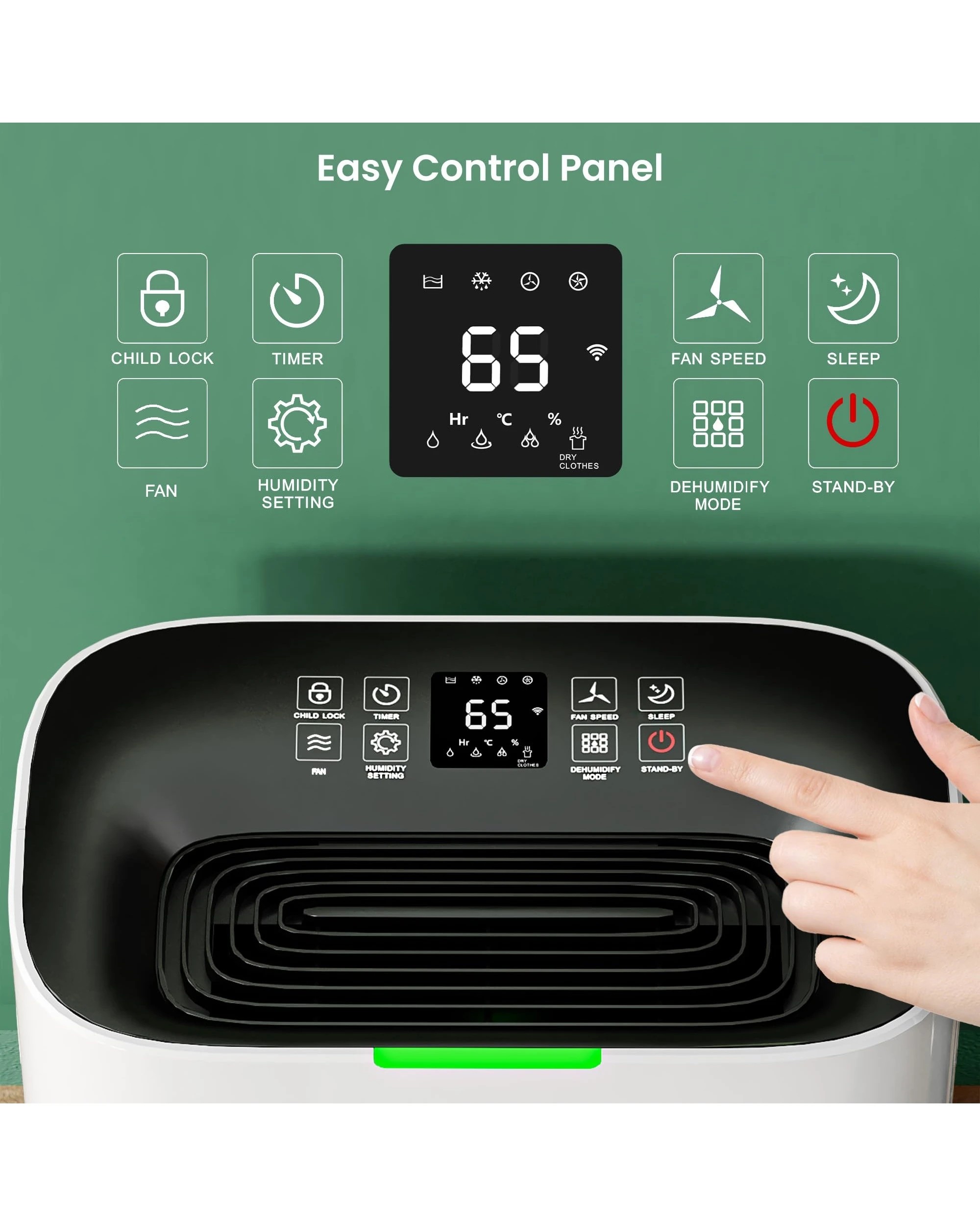 2 Advwin Air Dehumidifiers 30 L/day, 2 of 5