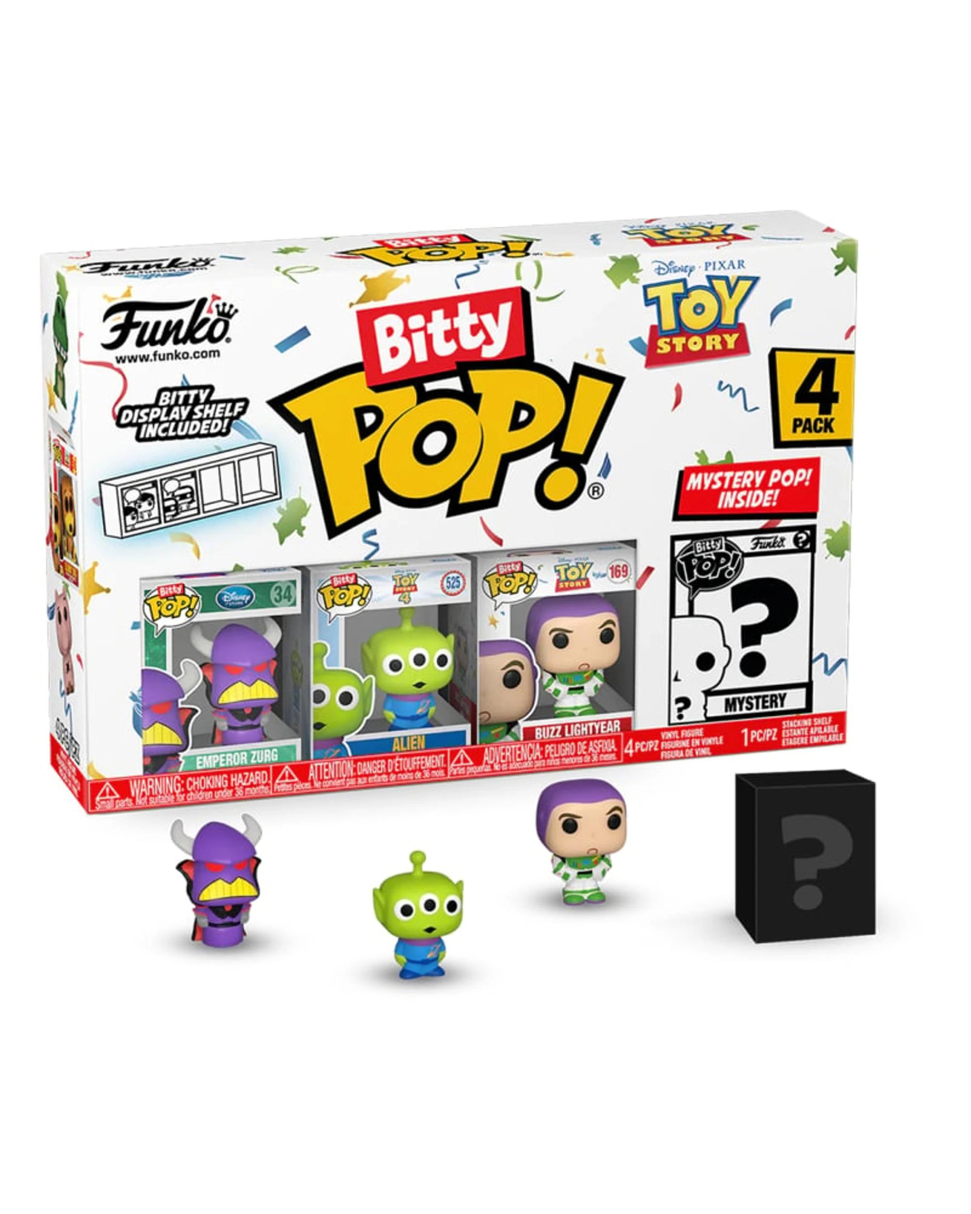1 Disney Toy Story Zurg 4 Pack Funko Bitty POP! Vinyl, 1 of 2