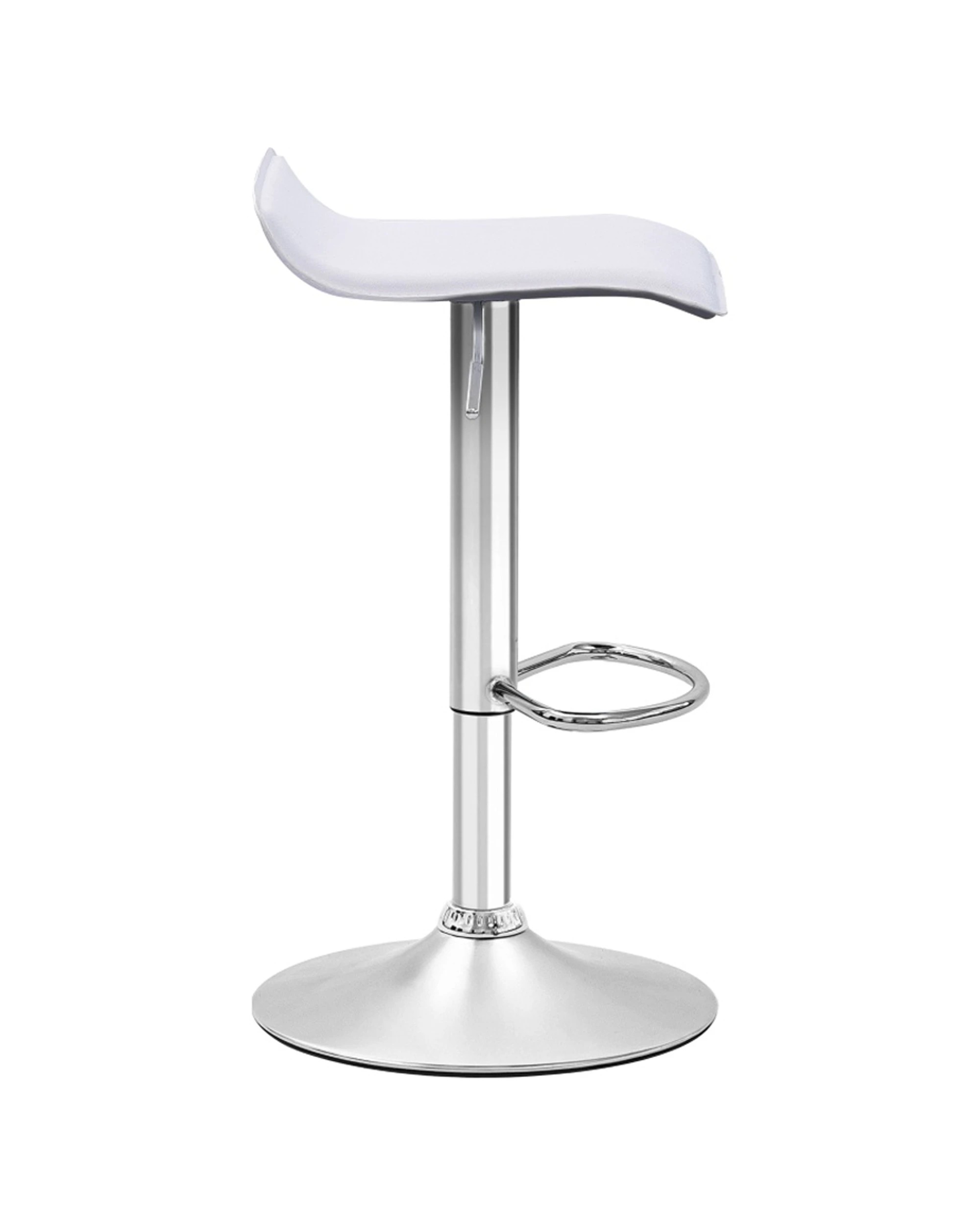 3 Urban Style 2pc Craig Bar Stool Set Gas Lift Chair Furniture - White, 3 of 8