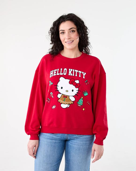 Christmas Hello Kitty License Long Sleeve Sweatshirt