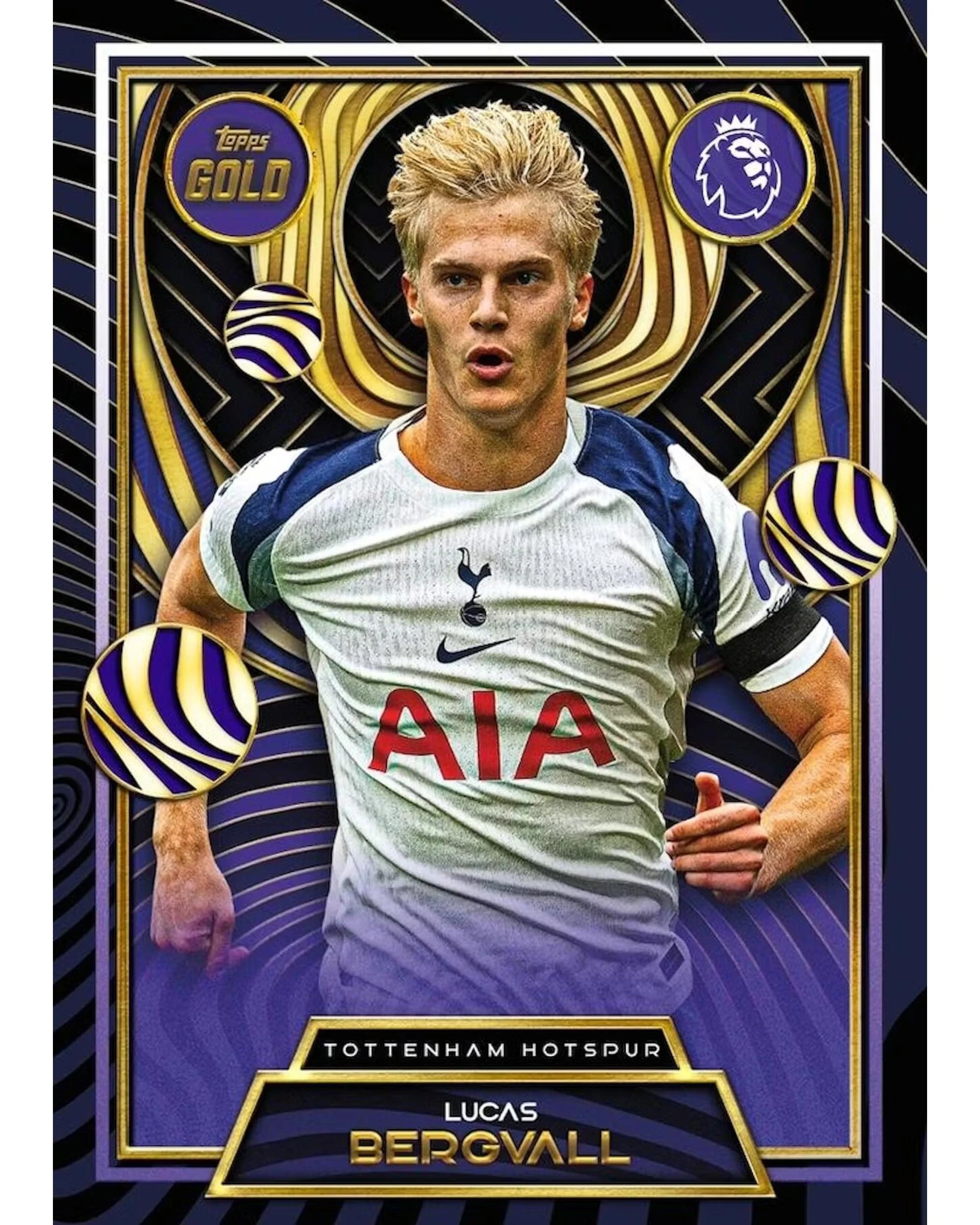2 Topps 2025/2026 Gold Premier League Soccer Hobby Box, 2 of 7