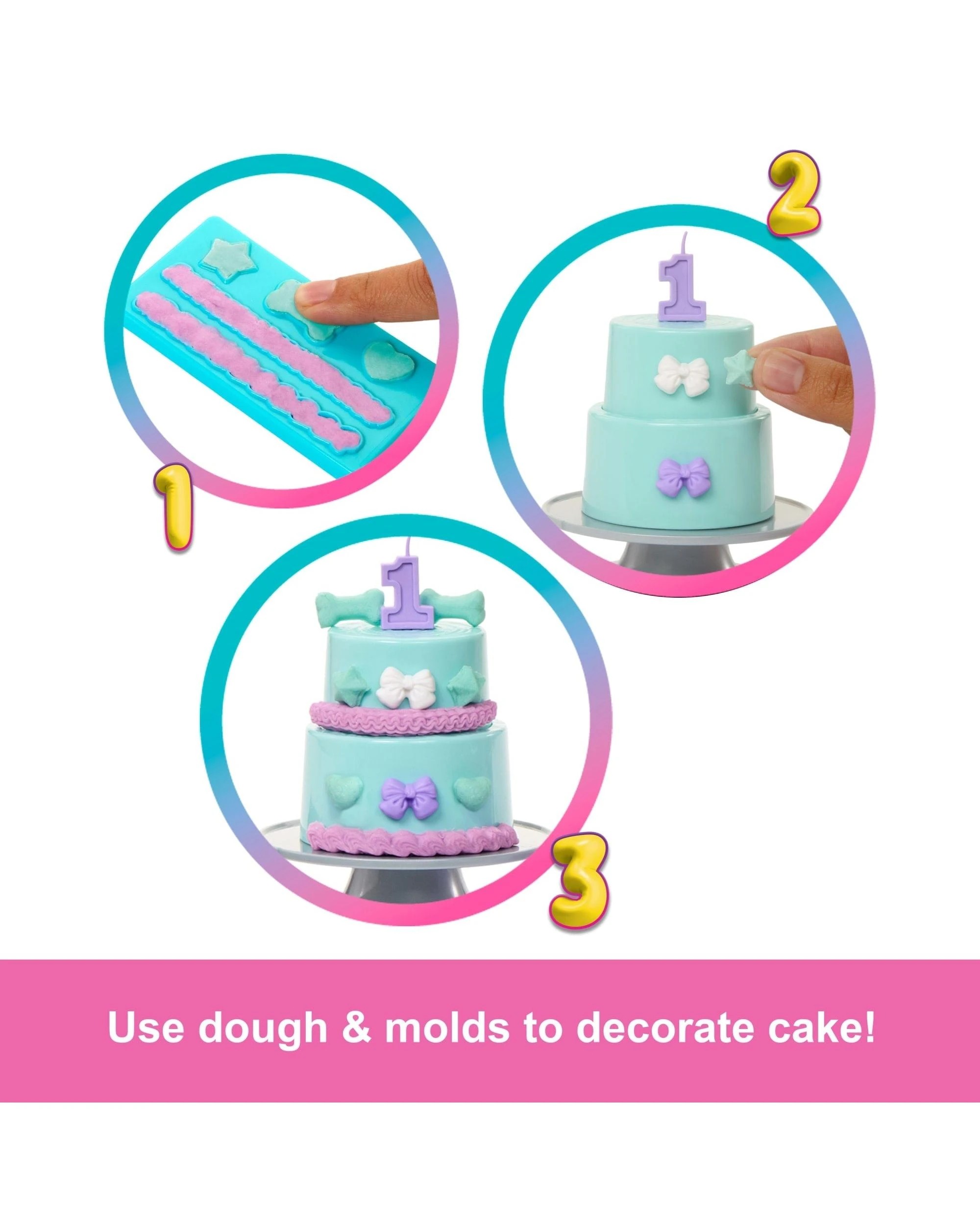 5 Barbie Party Unboxed Birthday Series Party Stars Brunette Doll and Accessories, 5 of 8