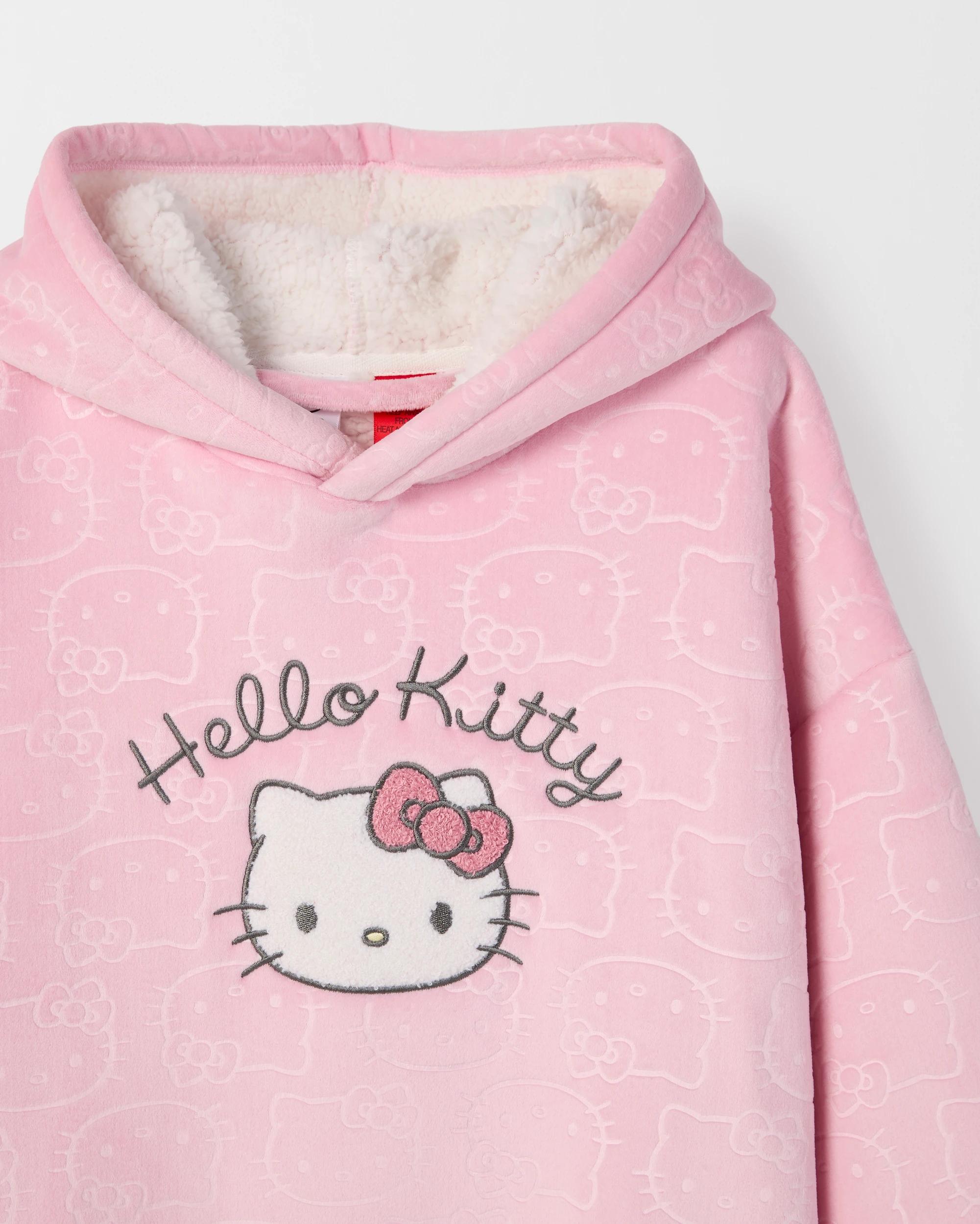 2 Hello Kitty Girls Oversized Sleep Hoodie HELLO KITTY, 2 of 4